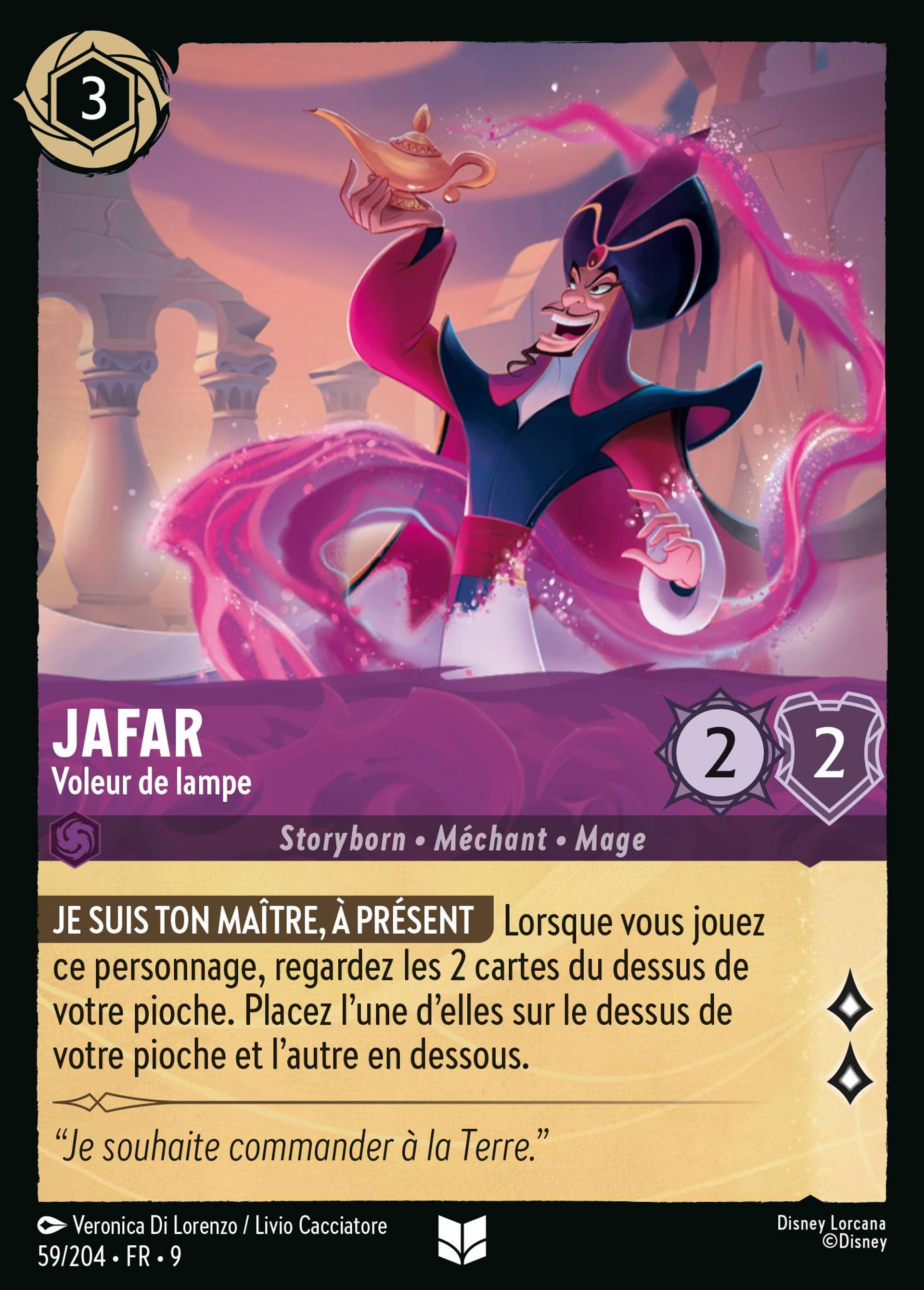 Jafar - Voleur de lampe — Fabled — Lorcana