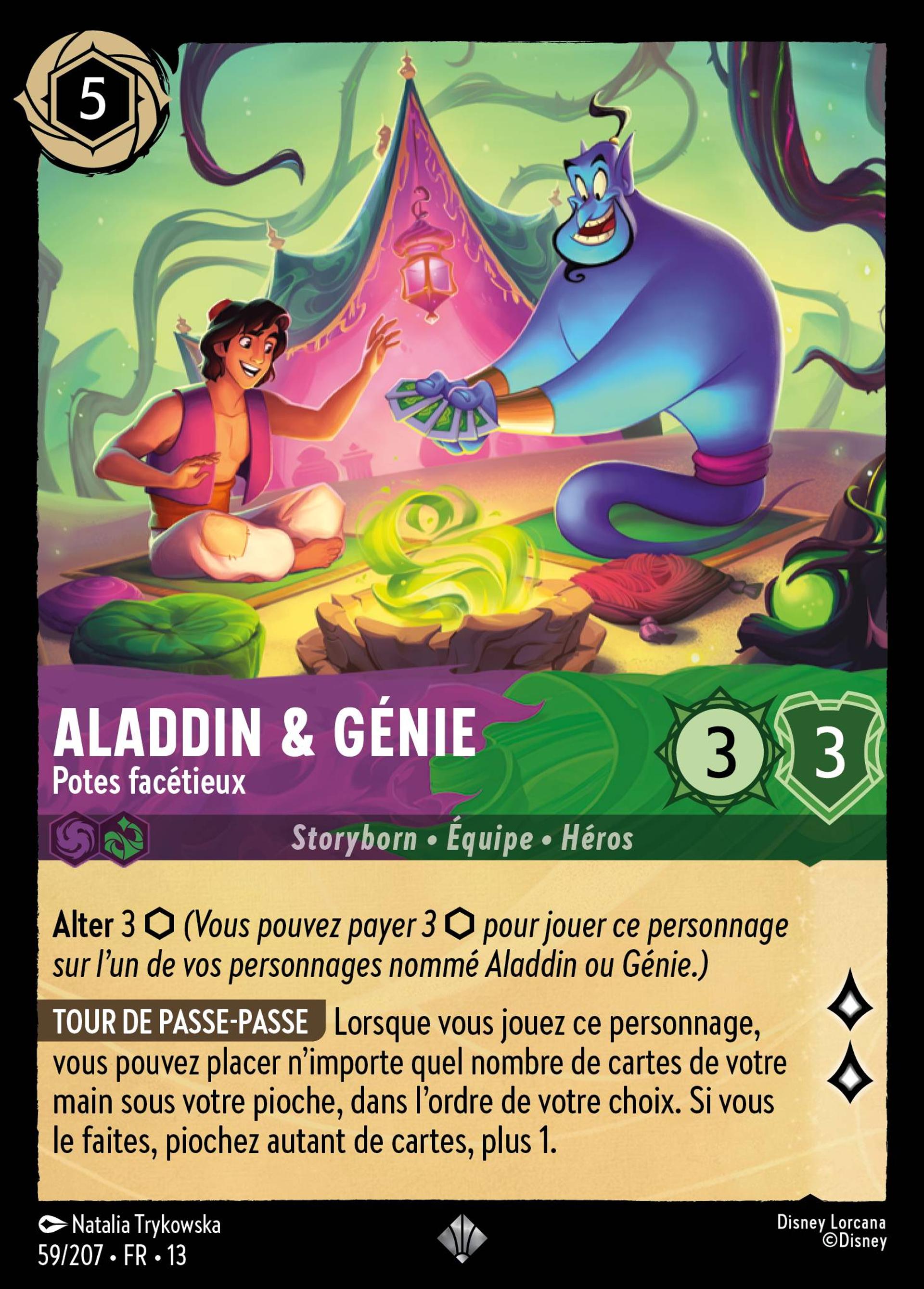 Aladdin & Génie - Potes facétieux — Attack of the Vine! — Lorcana