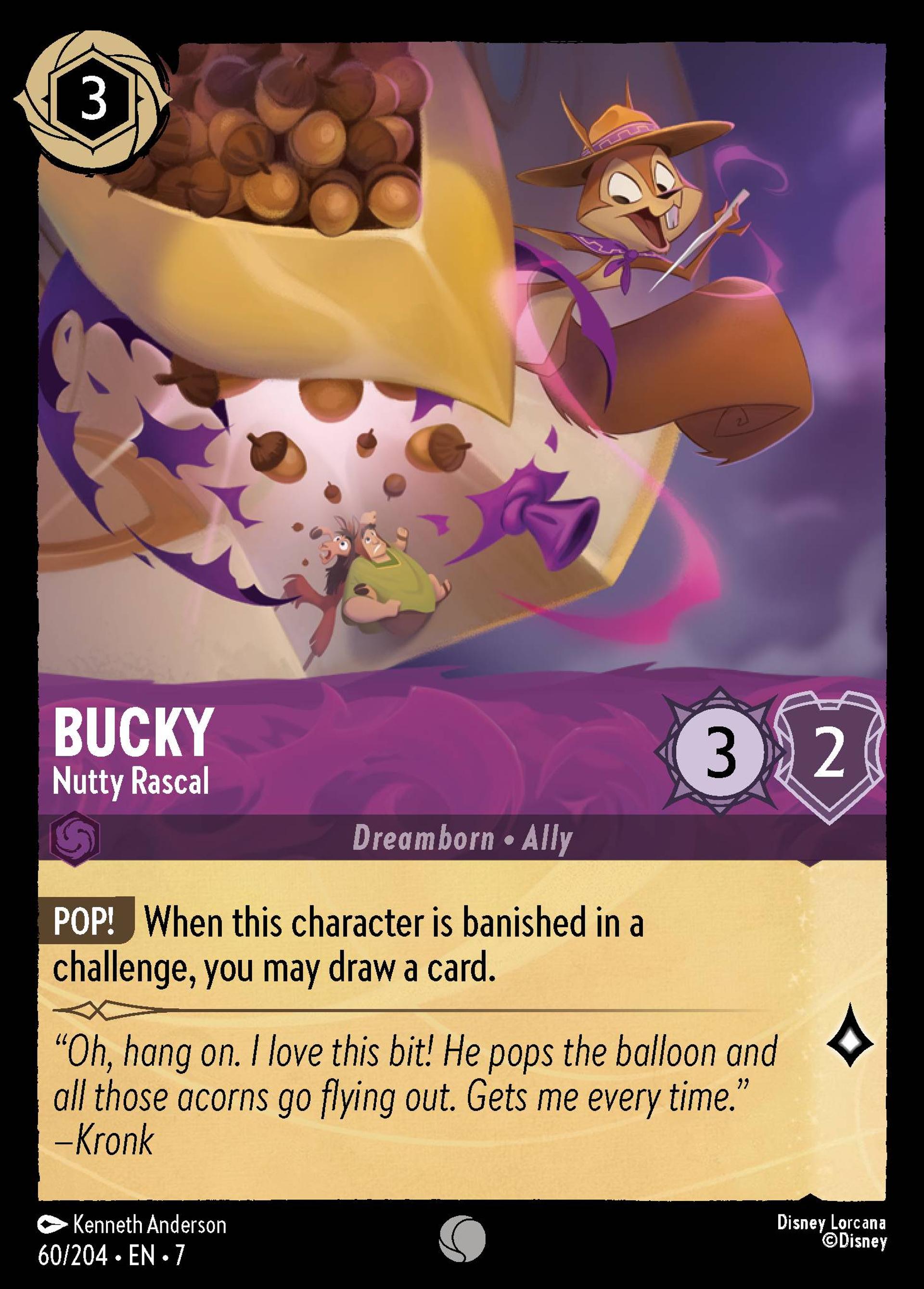 Bucky - Nutty Rascal — Archazia's Island — Lorcana