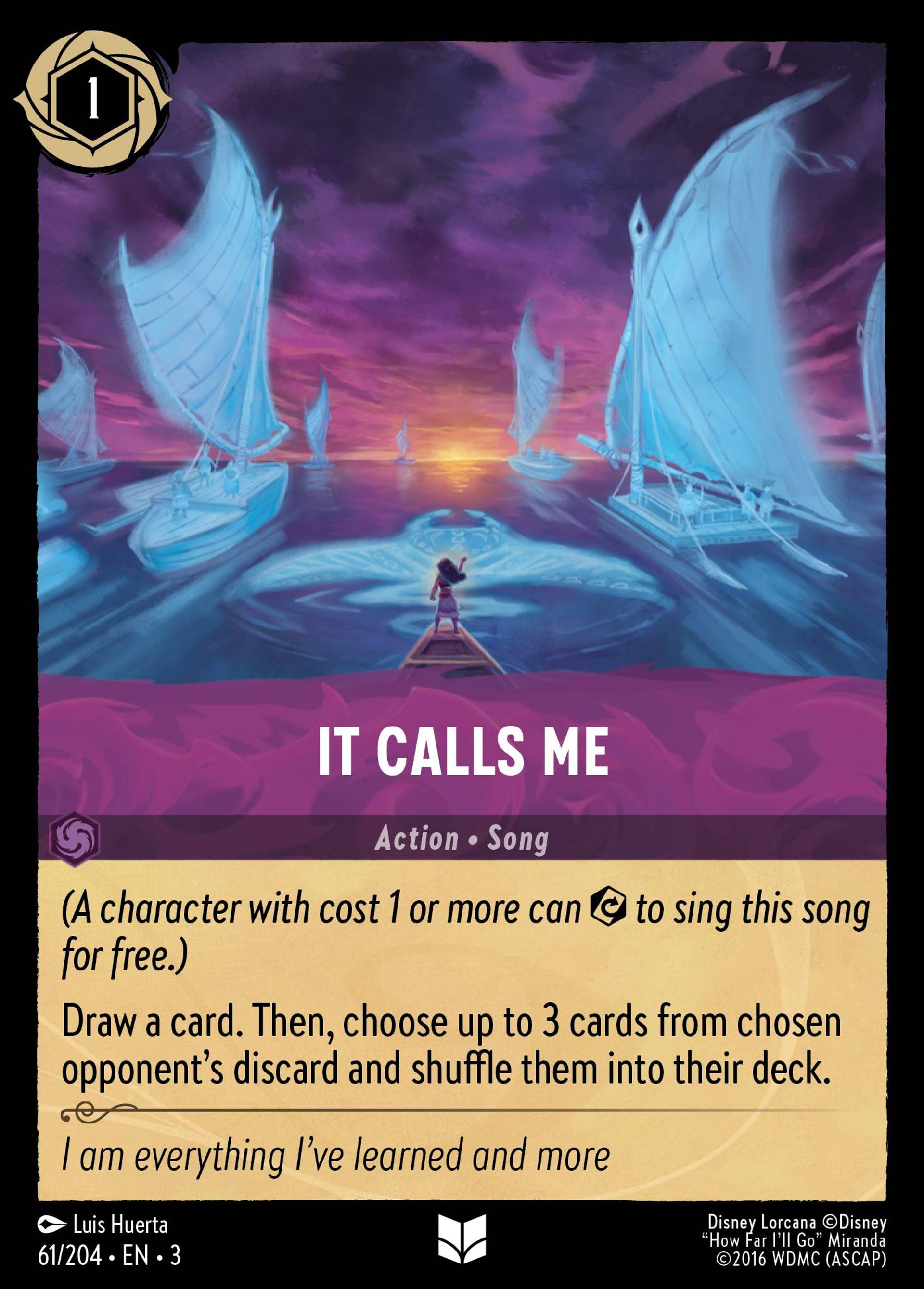 It Calls Me — Into the Inklands — Lorcana