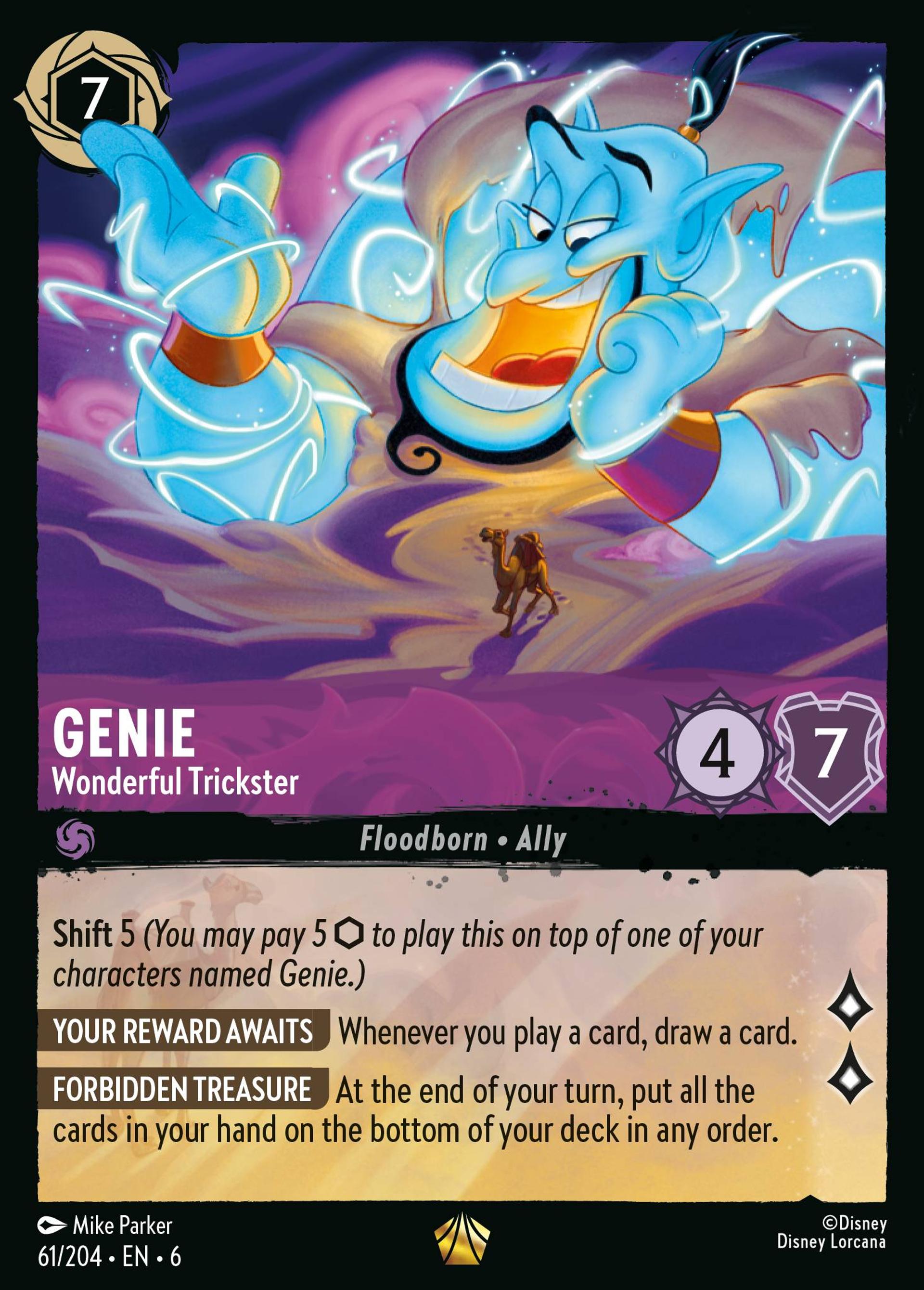 Genie - Wonderful Trickster — Azurite Sea — Lorcana