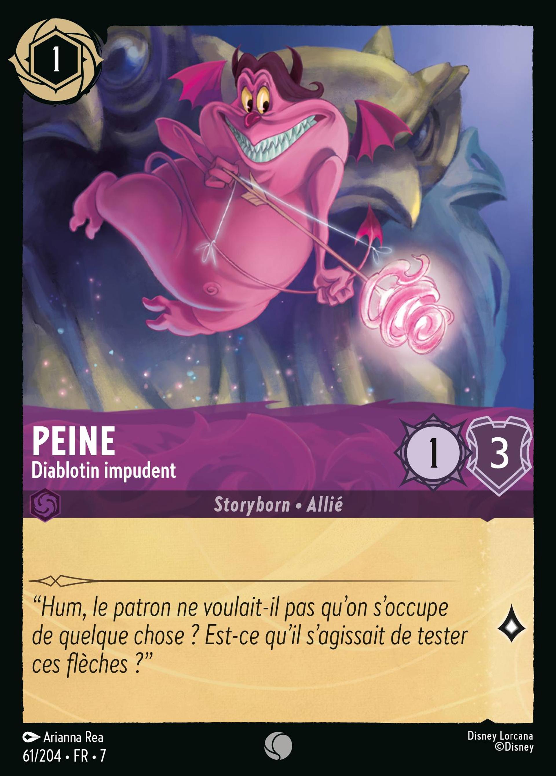 Peine - Diablotin impudent — Archazia's Island — Lorcana