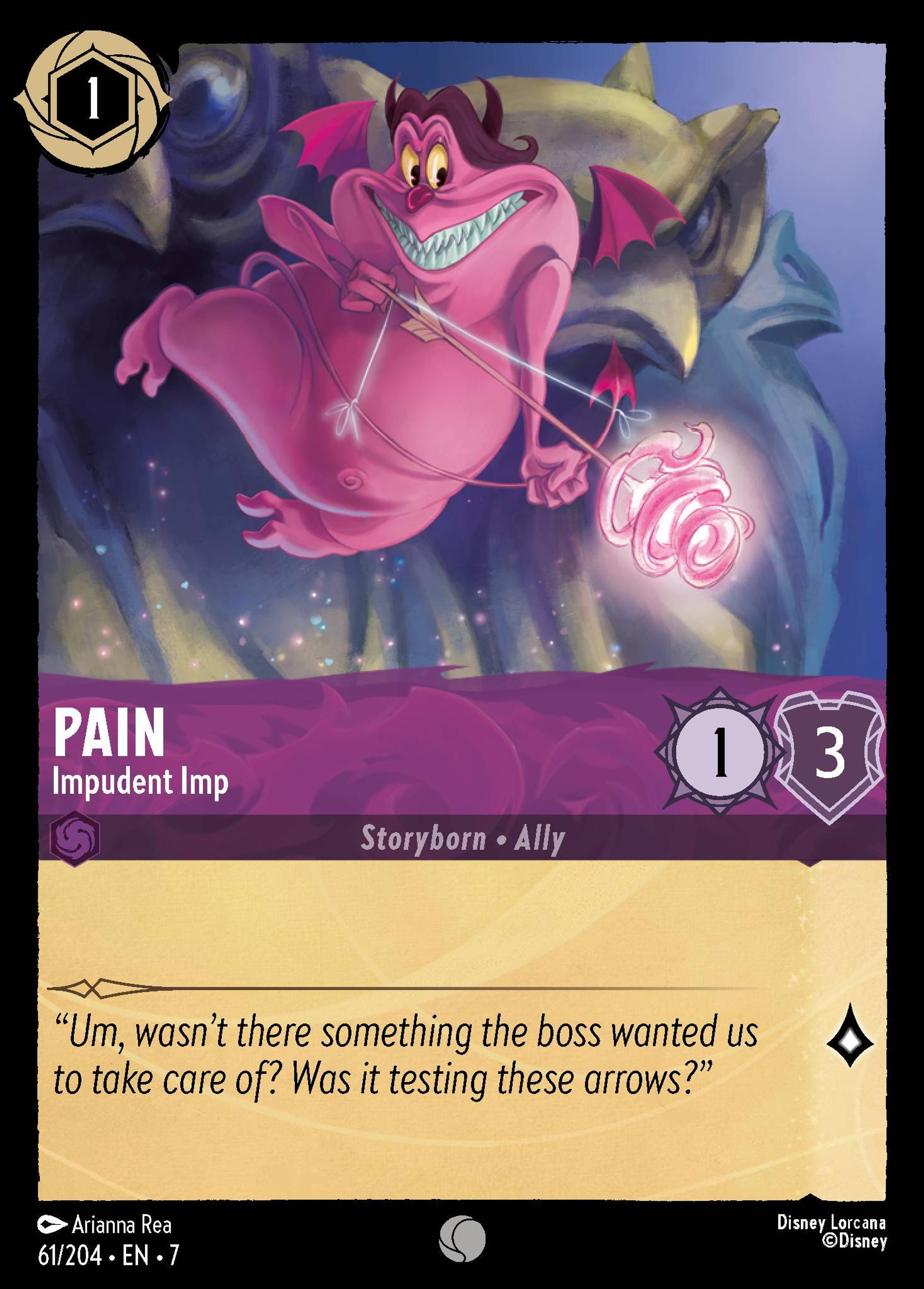 Pain - Impudent Imp — Archazia's Island — Lorcana