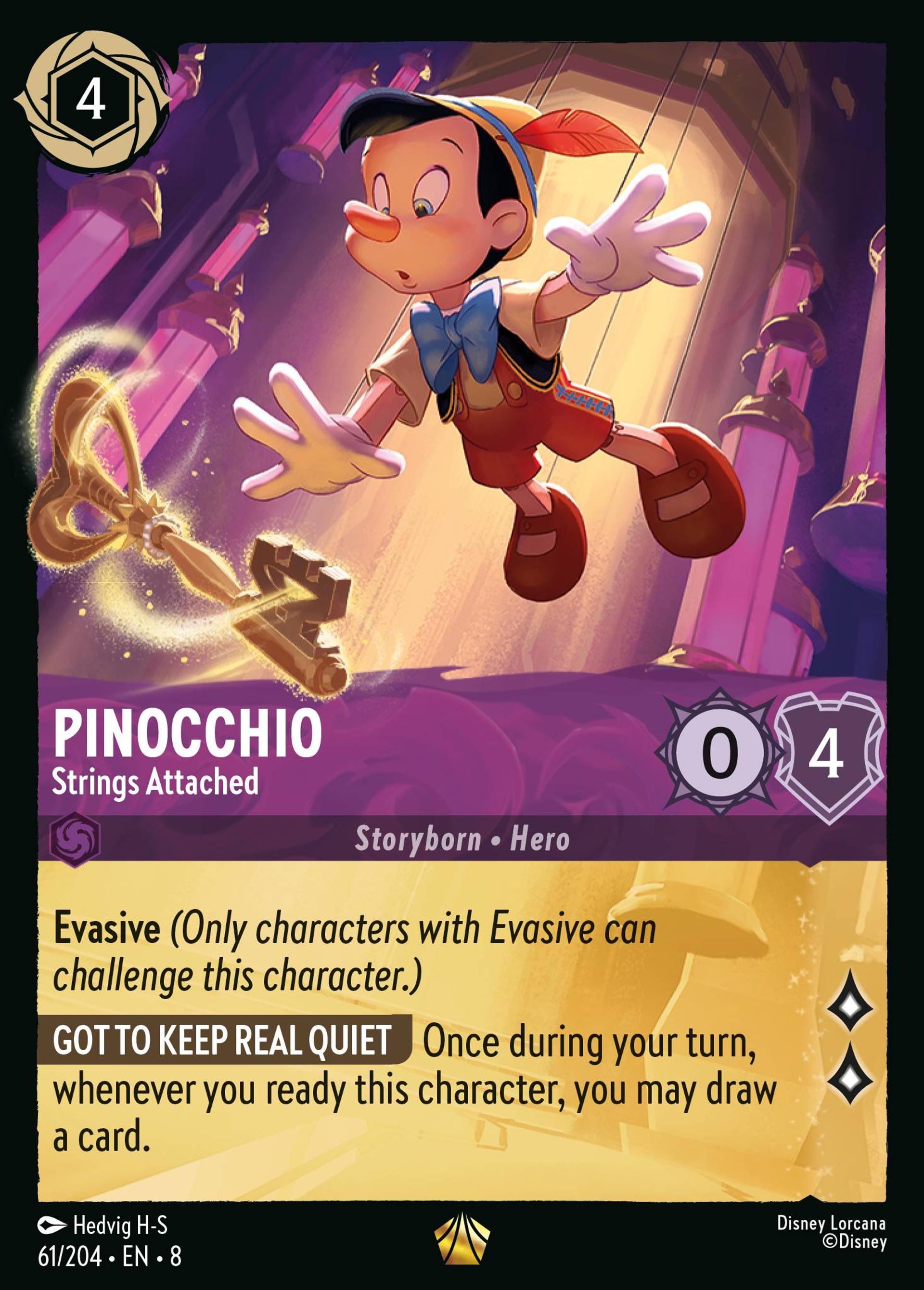 Pinocchio - Strings Attached — The Reign of Jafar — Lorcana