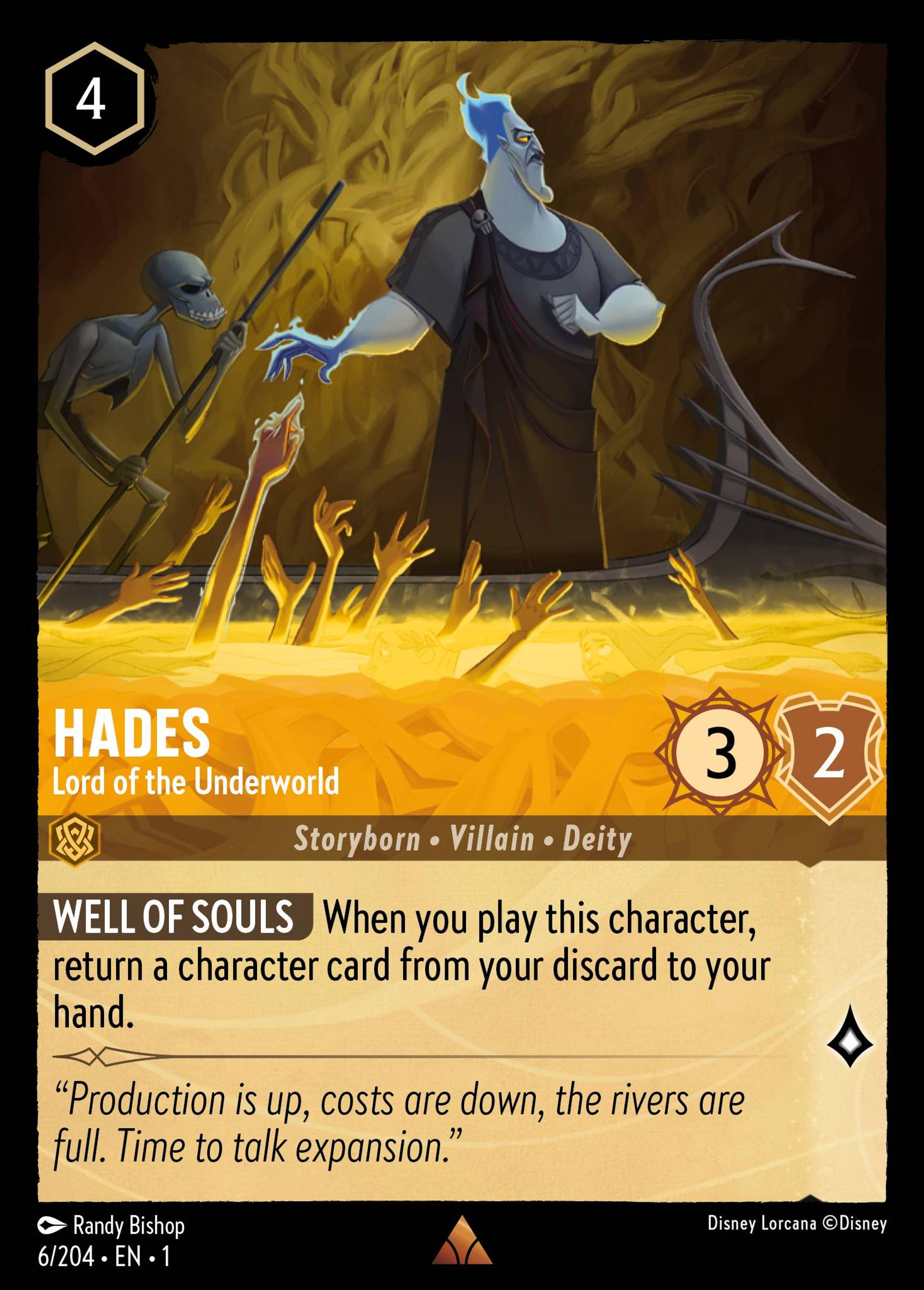 Hades - Lord of the Underworld — The First Chapter — Lorcana