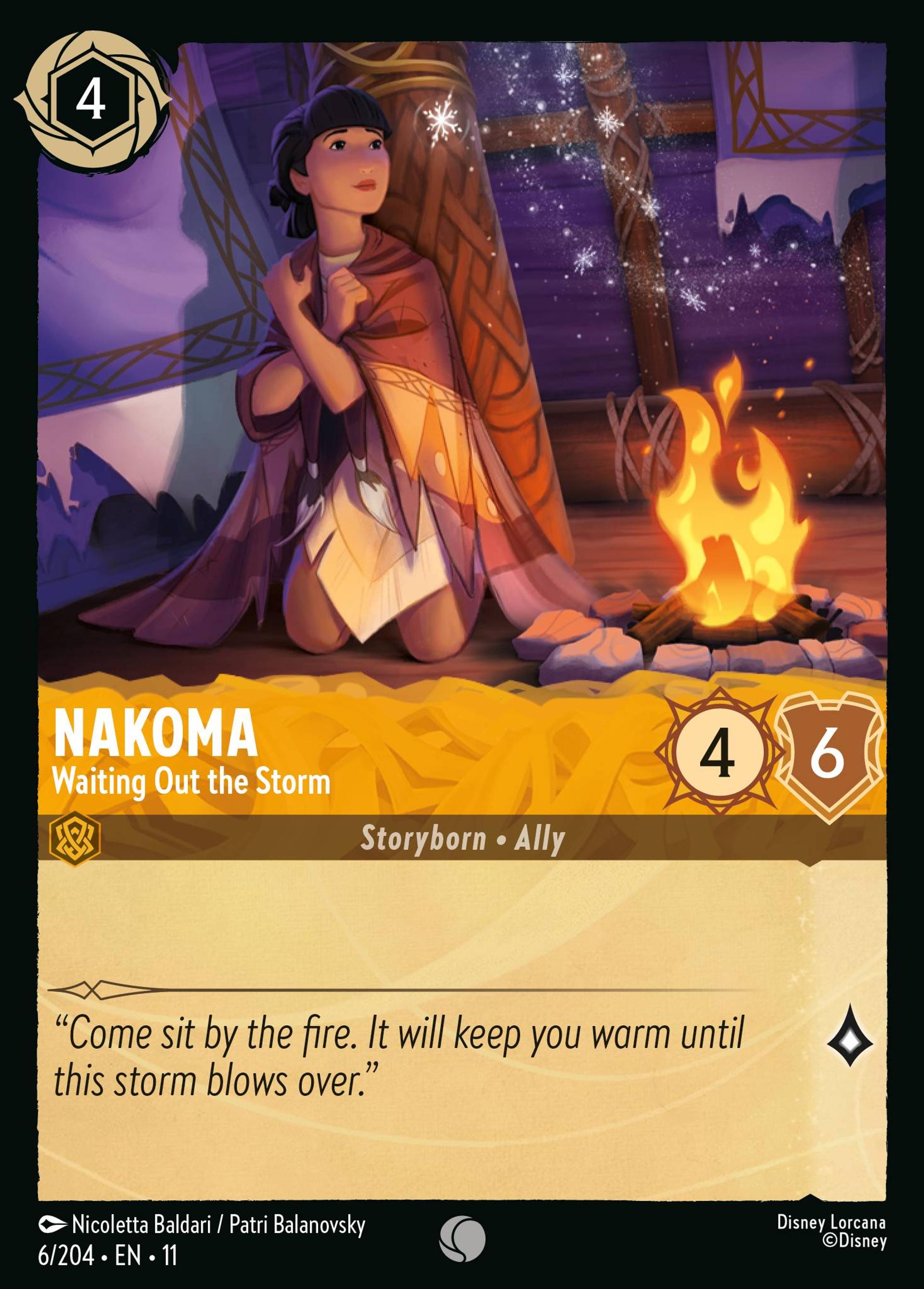 Nakoma - Waiting Out the Storm — Winterspell — Lorcana
