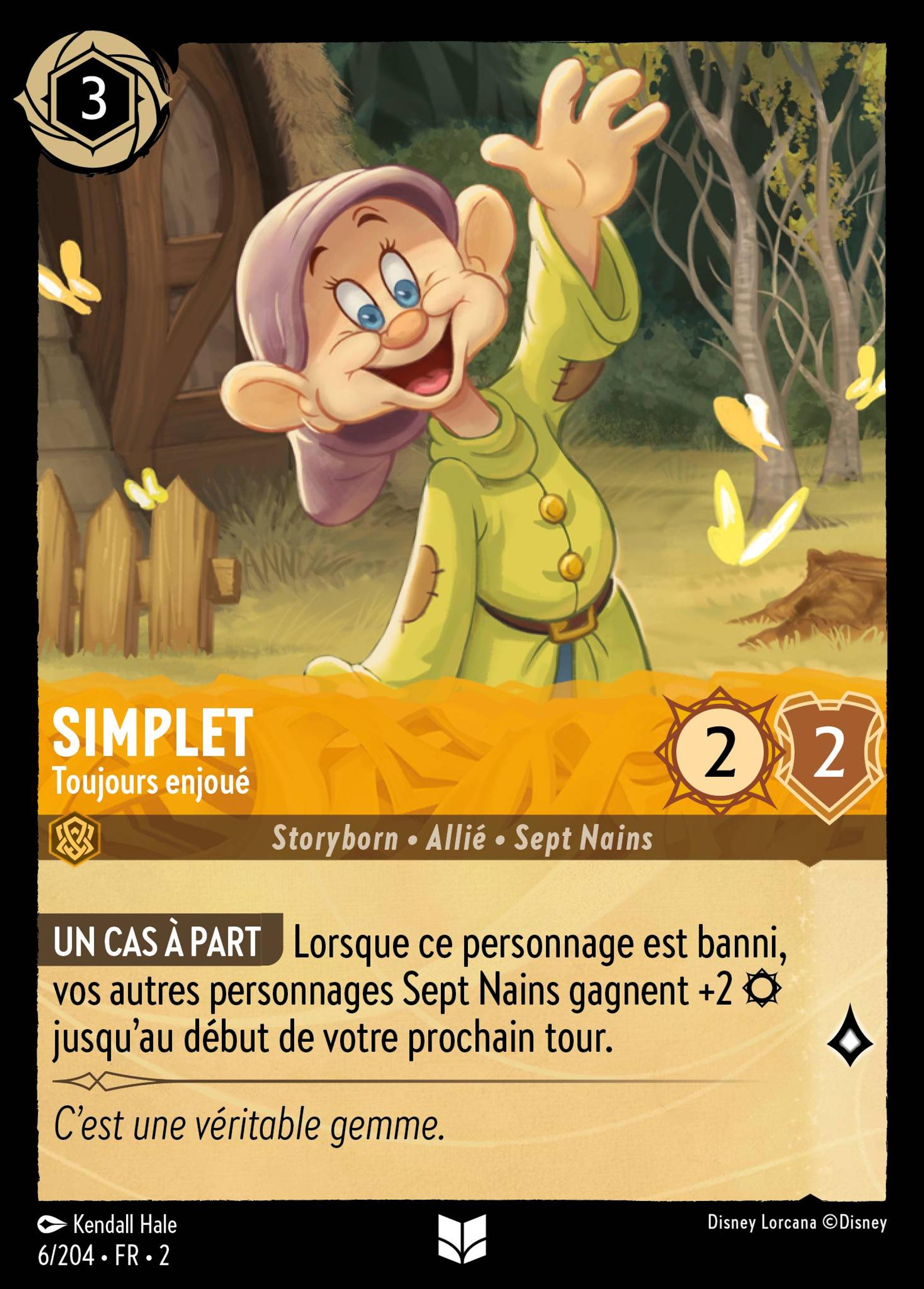 Simplet - Toujours enjoué — Rise of the Floodborn — Lorcana
