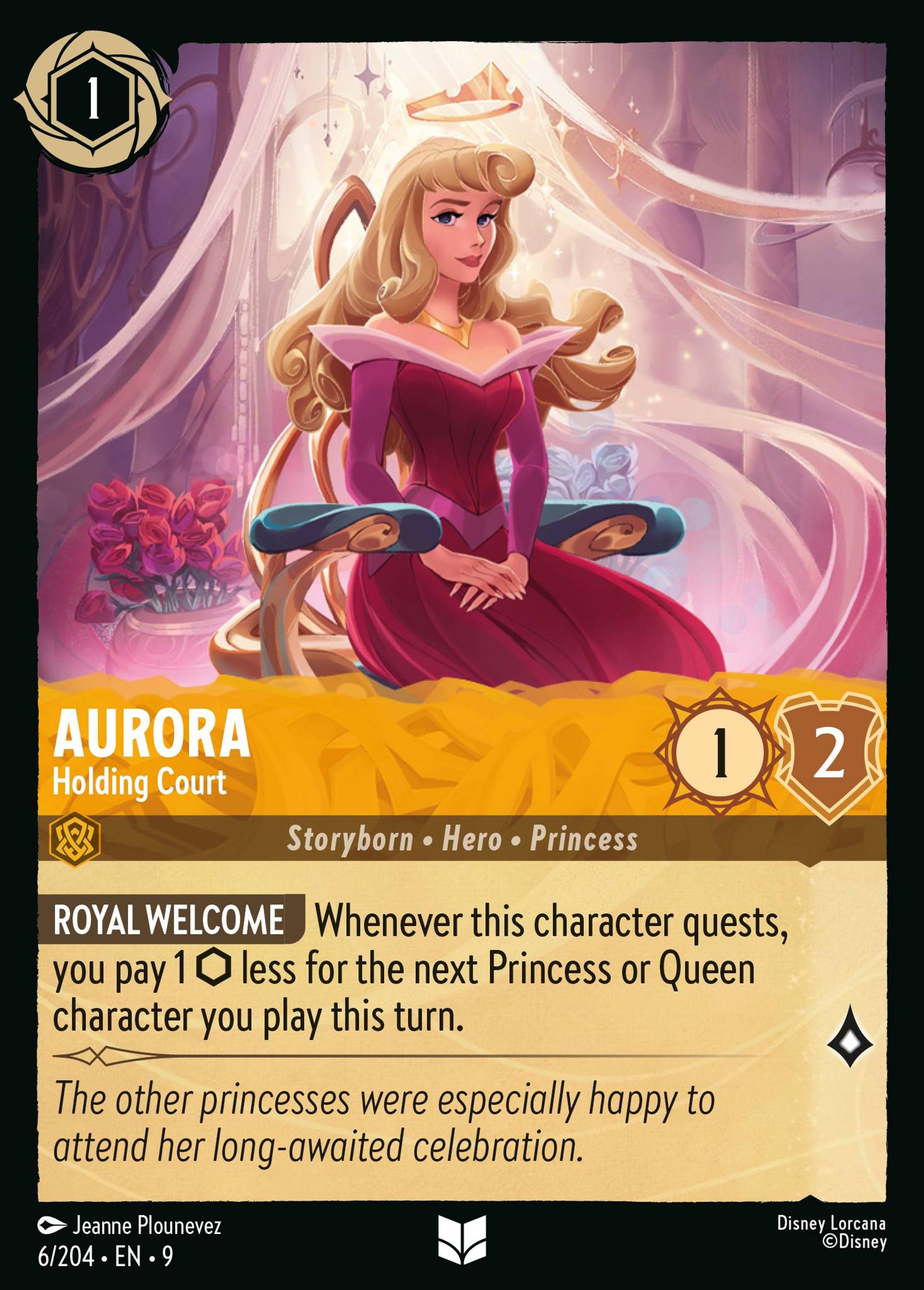 Aurora - Holding Court — Fabled — Lorcana