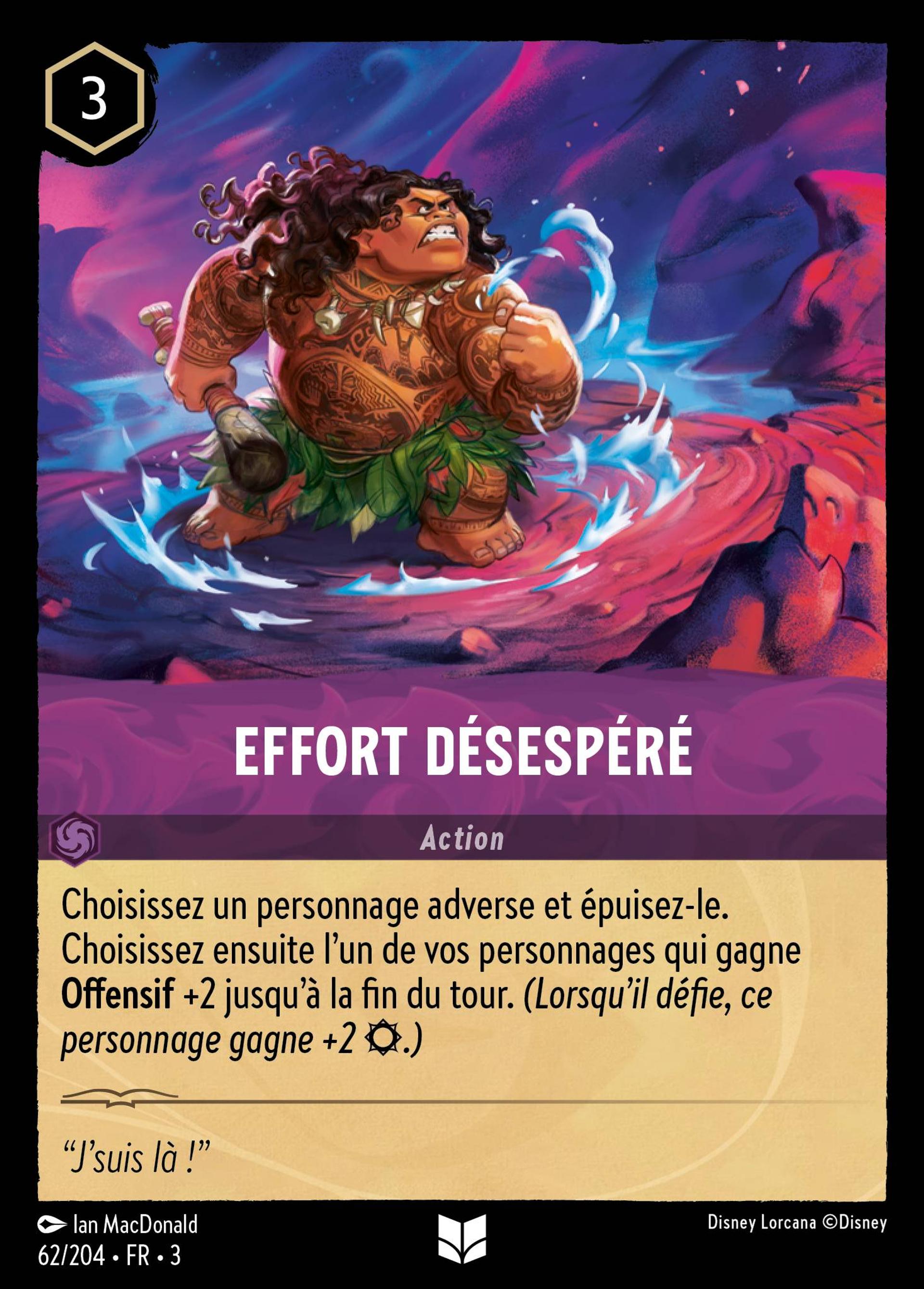 Effort désespéré — Into the Inklands — Lorcana