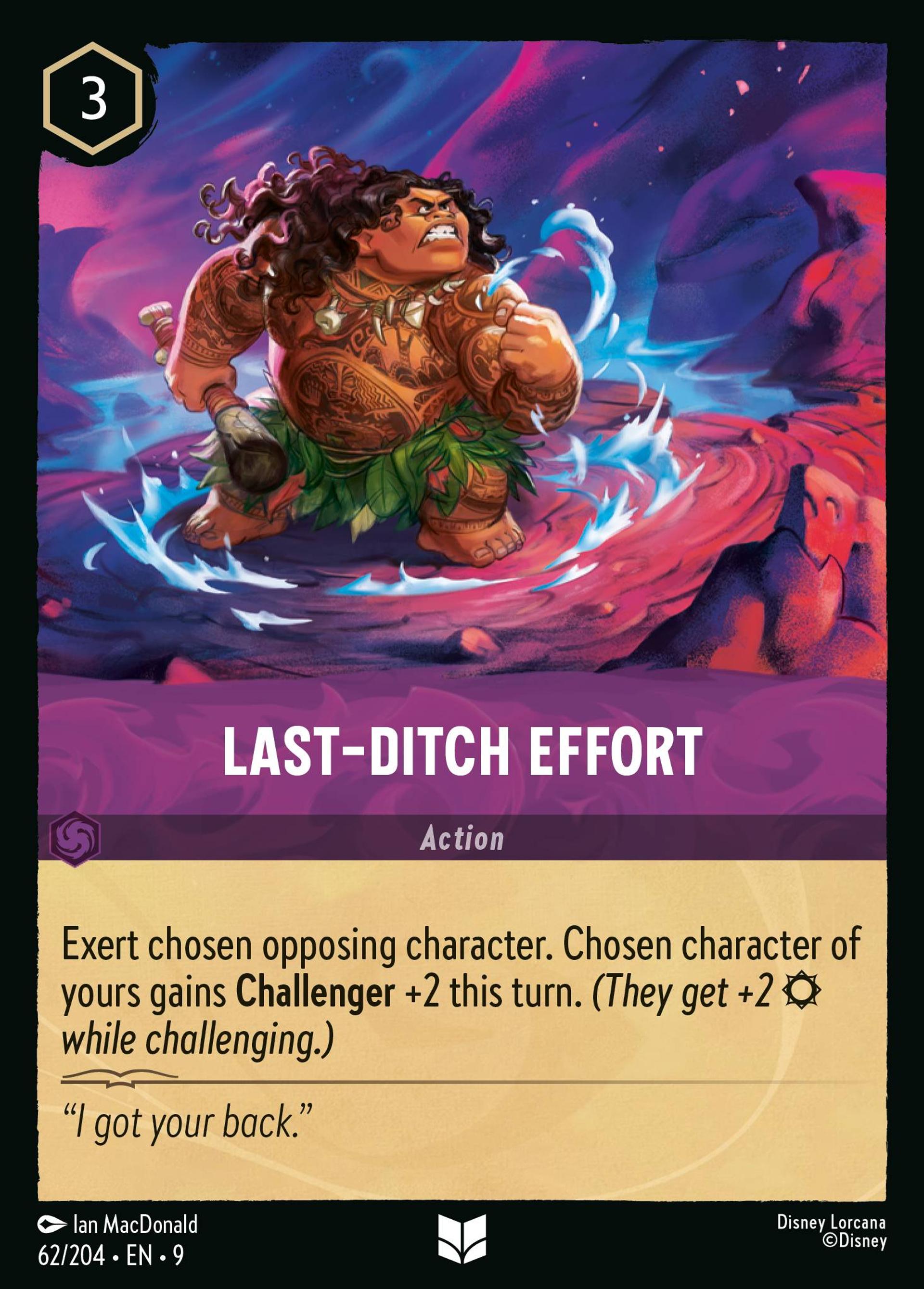 Last-Ditch Effort — Fabled — Lorcana