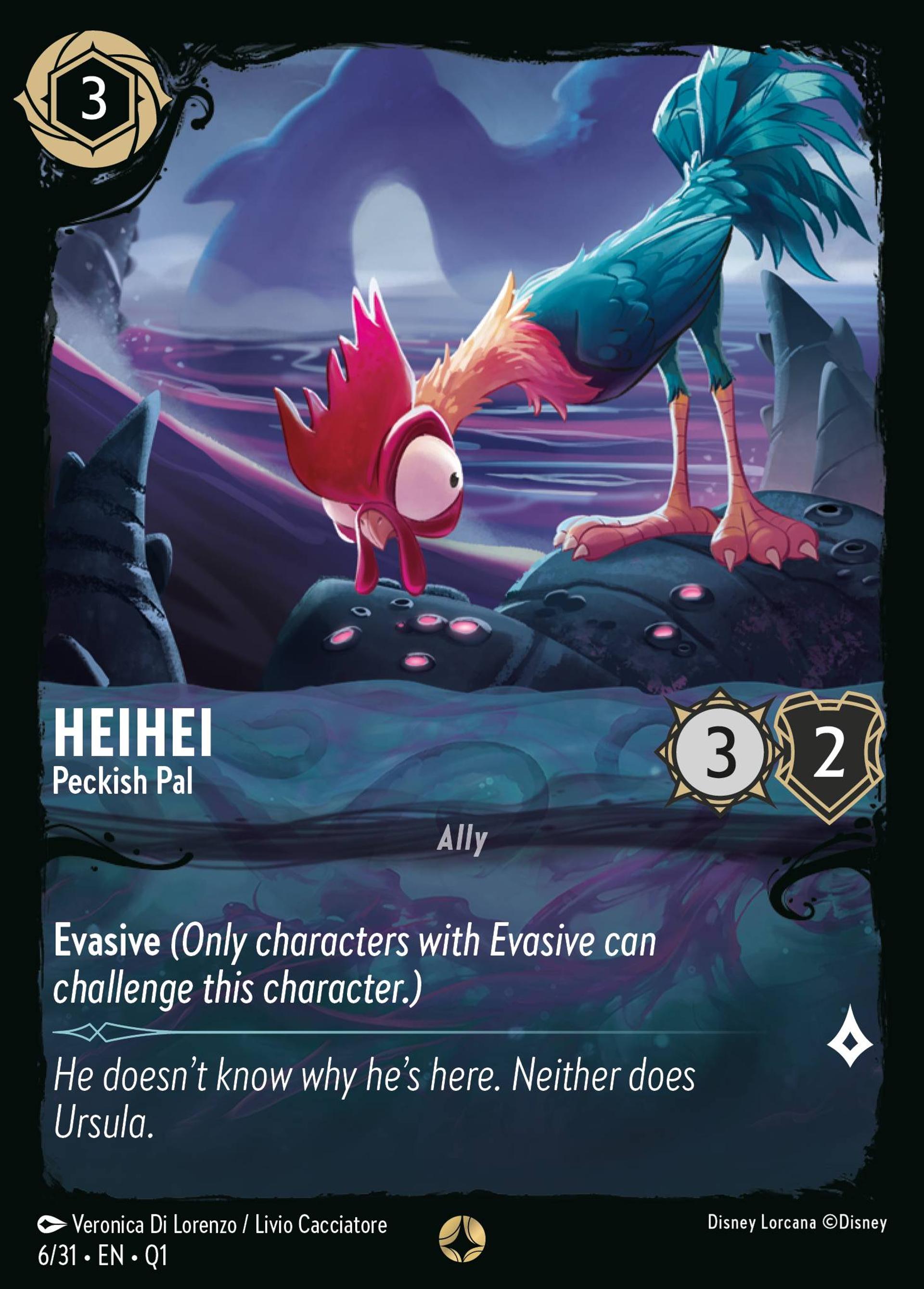 HeiHei - Peckish Pal — Illumineer's Quest: Deep Trouble — Lorcana