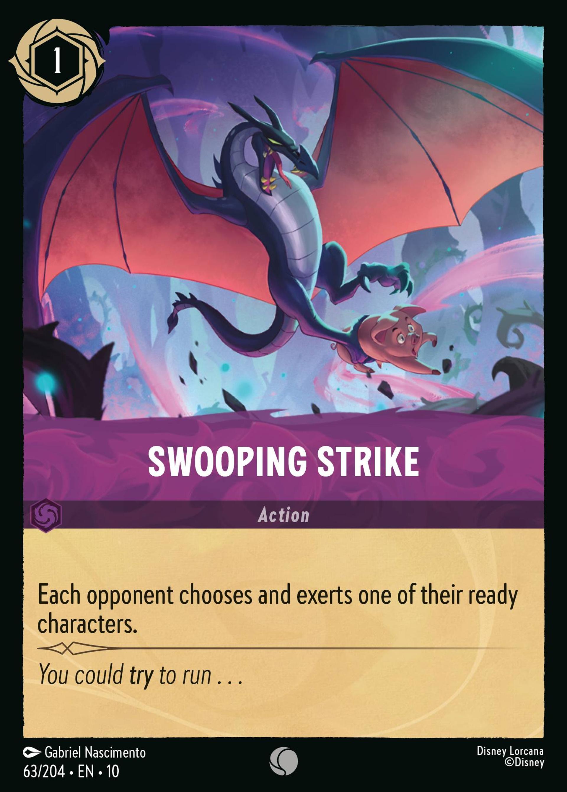 Swooping Strike — Whispers in the Well — Lorcana