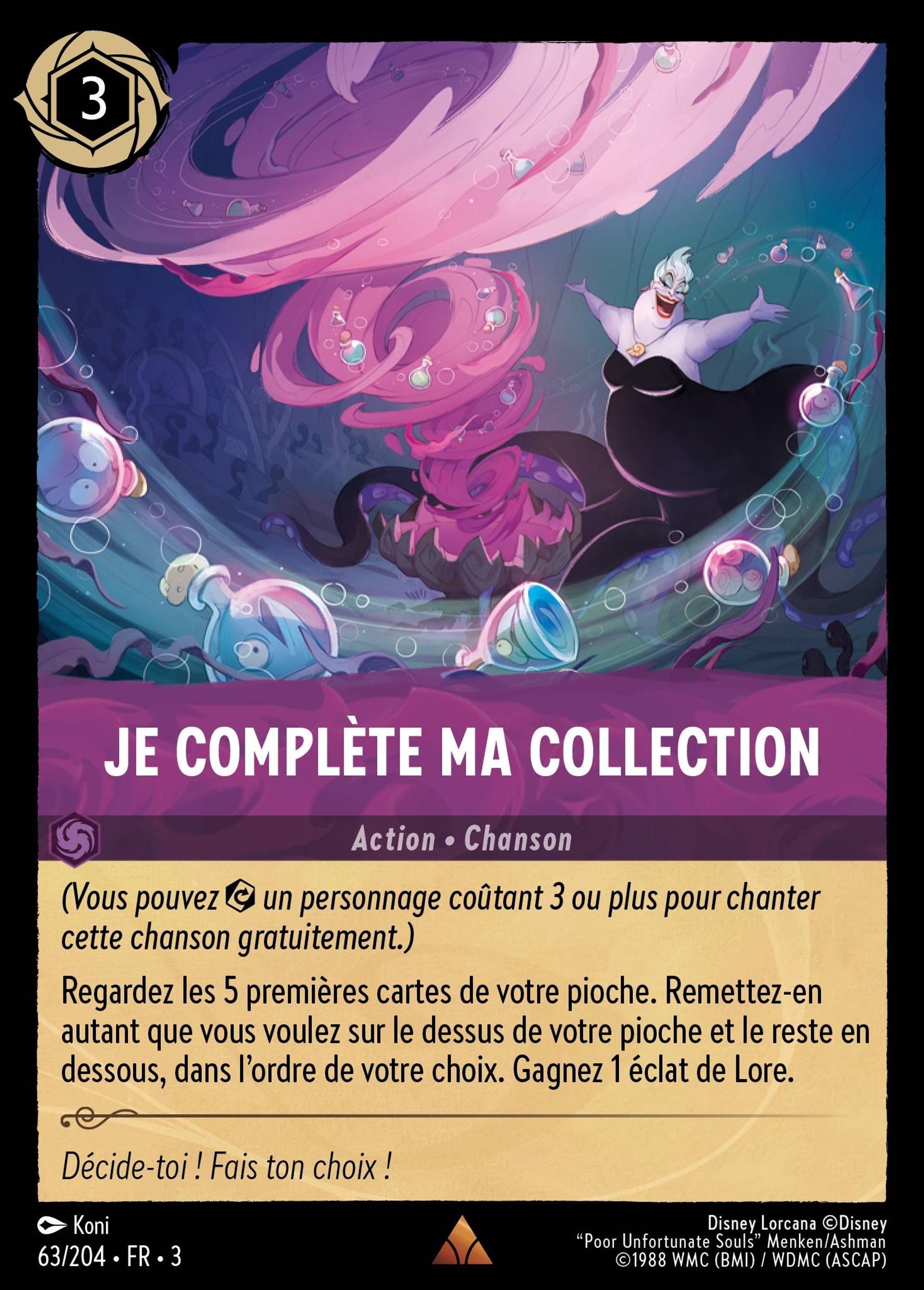 Je complète ma collection — Into the Inklands — Lorcana