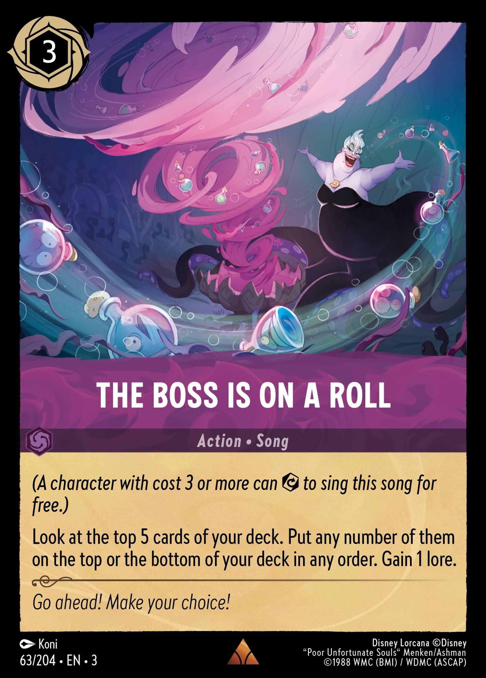 The Boss is on a Roll — Into the Inklands — Lorcana