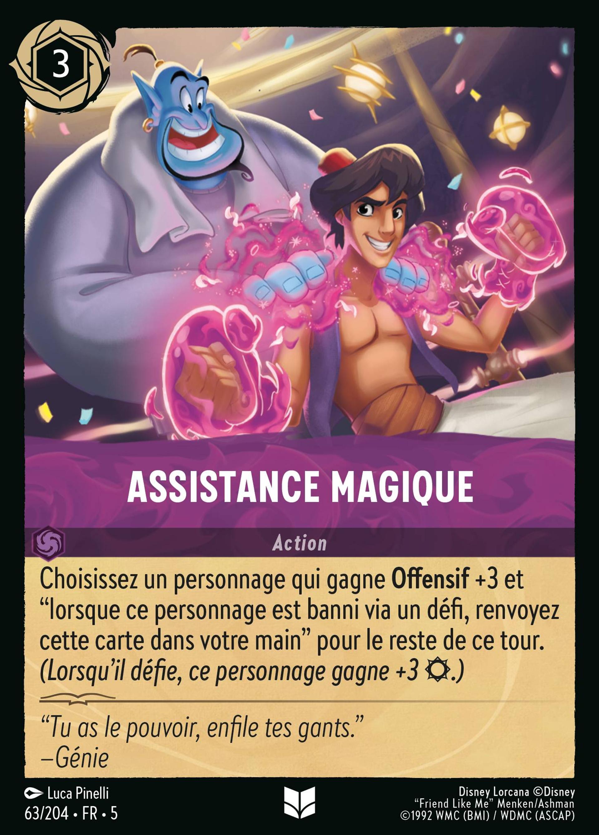 Assistance magique — Shimmering Skies — Lorcana