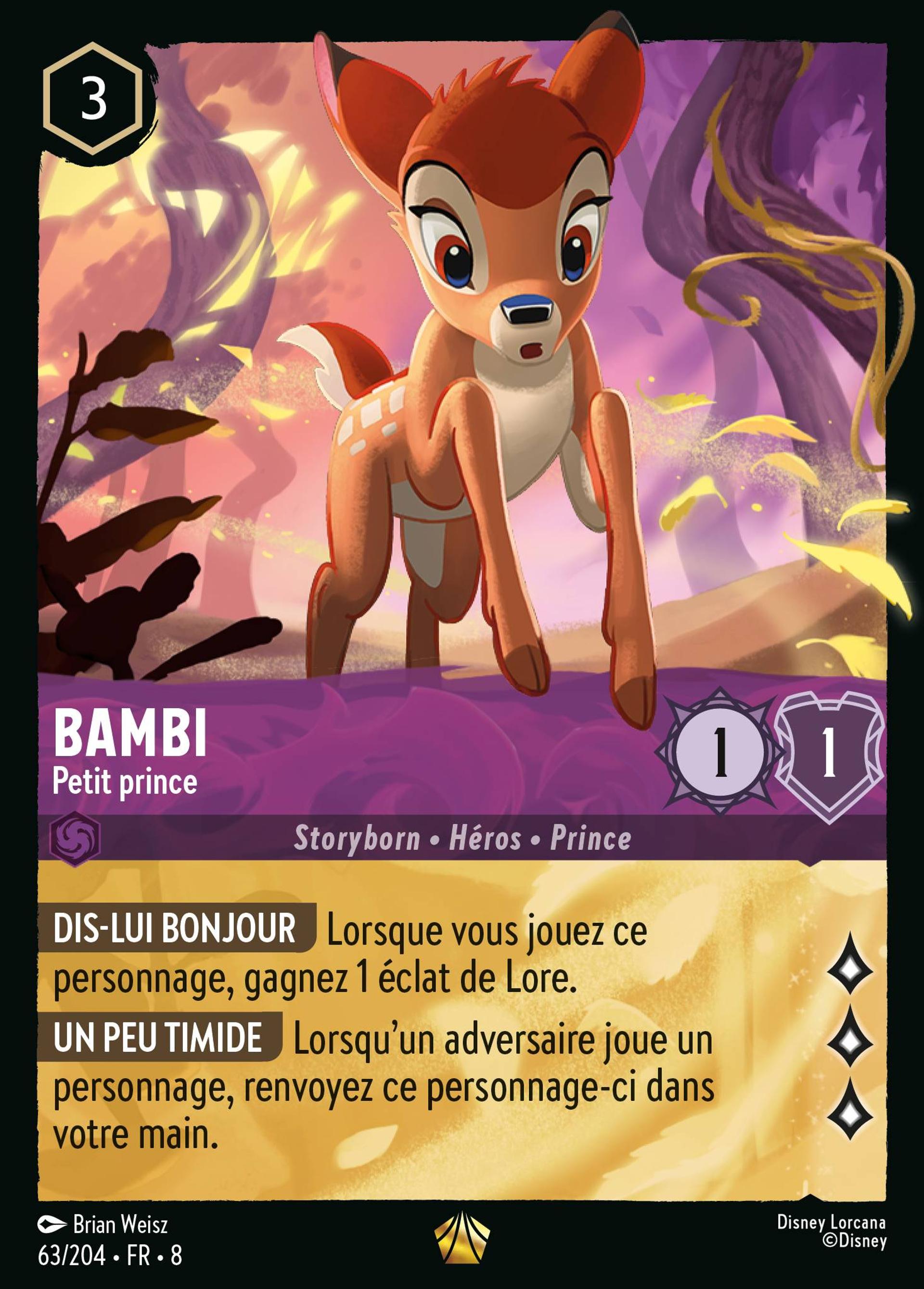 Bambi - Petit prince — The Reign of Jafar — Lorcana