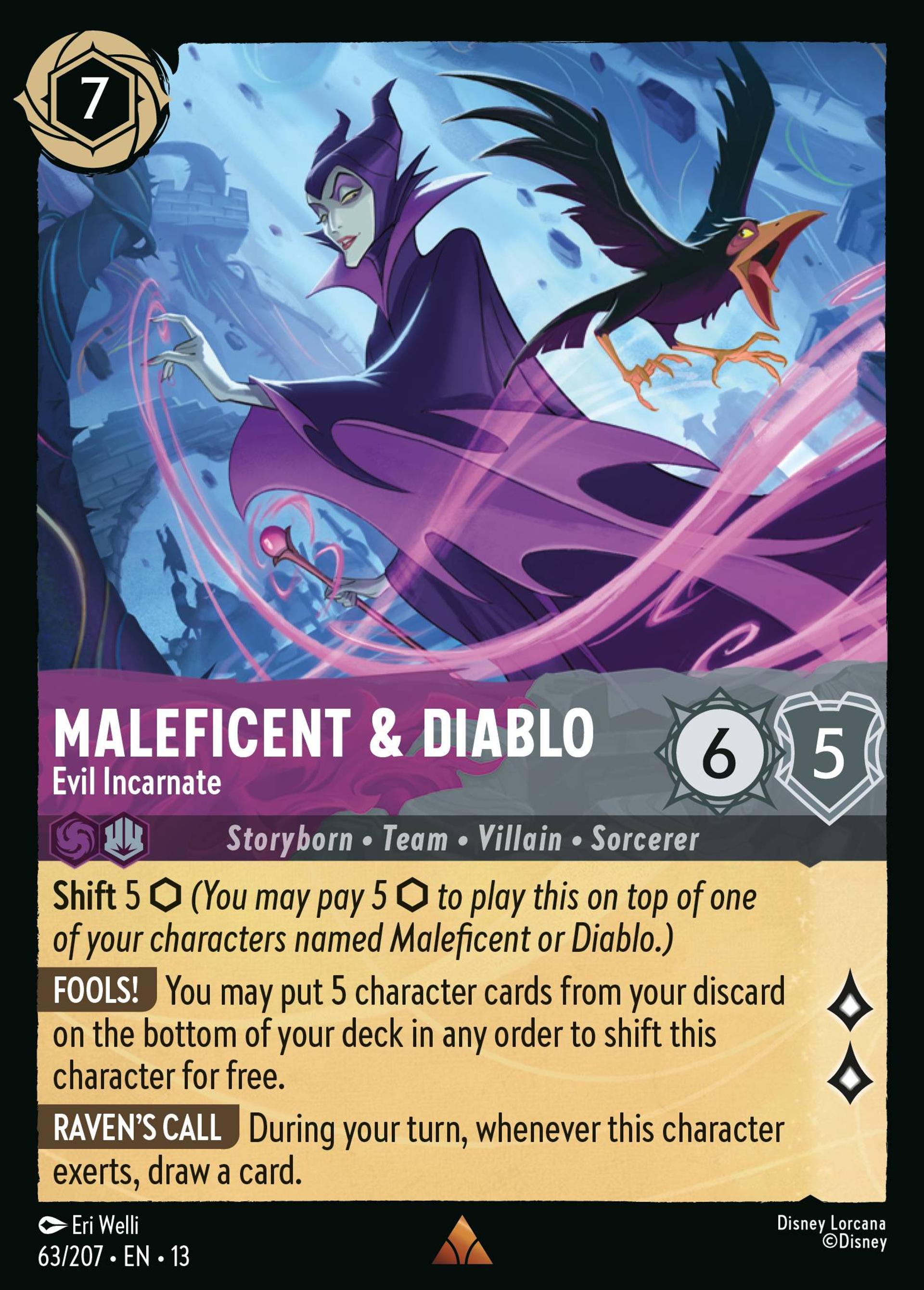 Maleficent & Diablo - Evil Incarnate — Attack of the Vine! — Lorcana