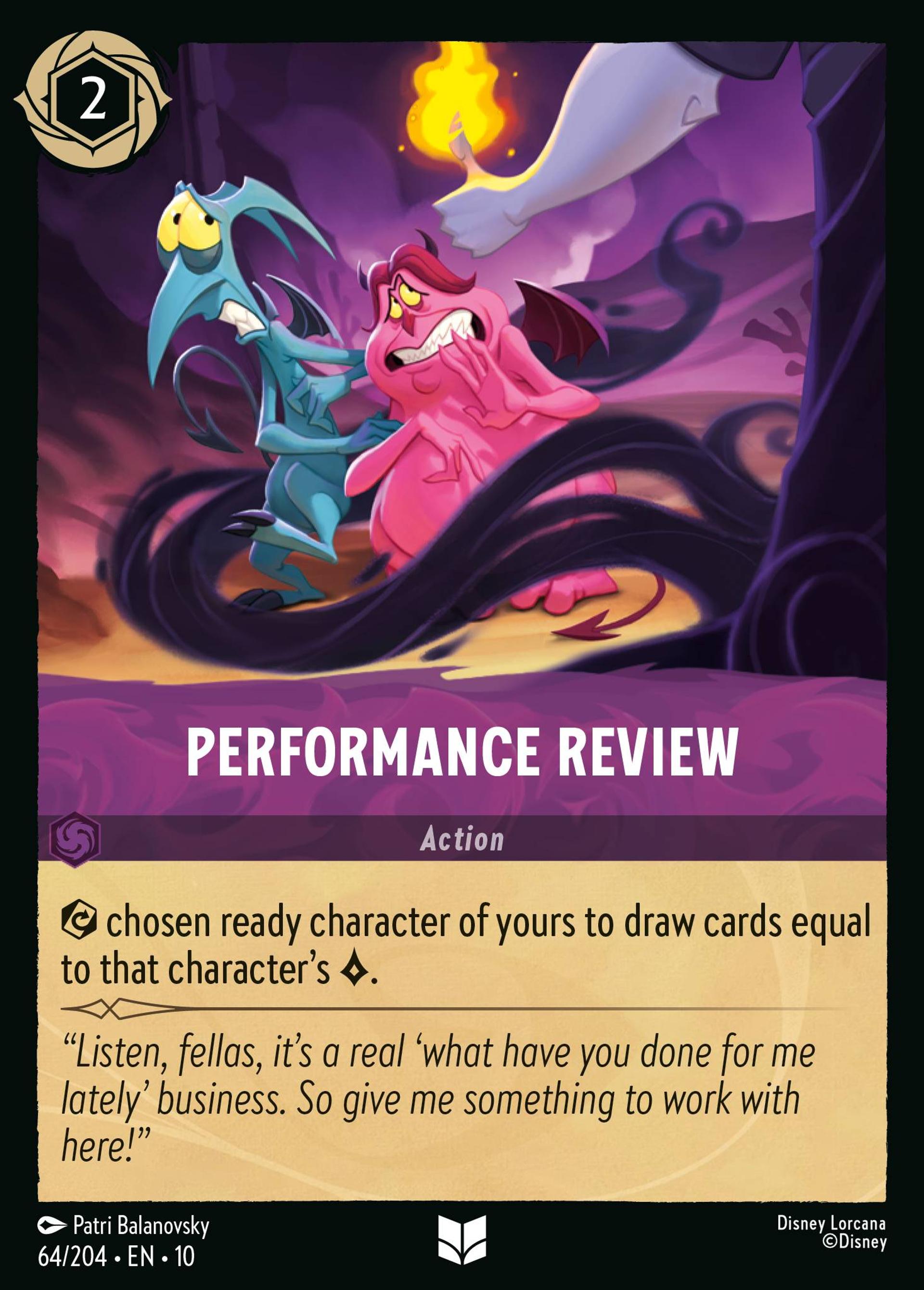 Performance Review — Whispers in the Well — Lorcana