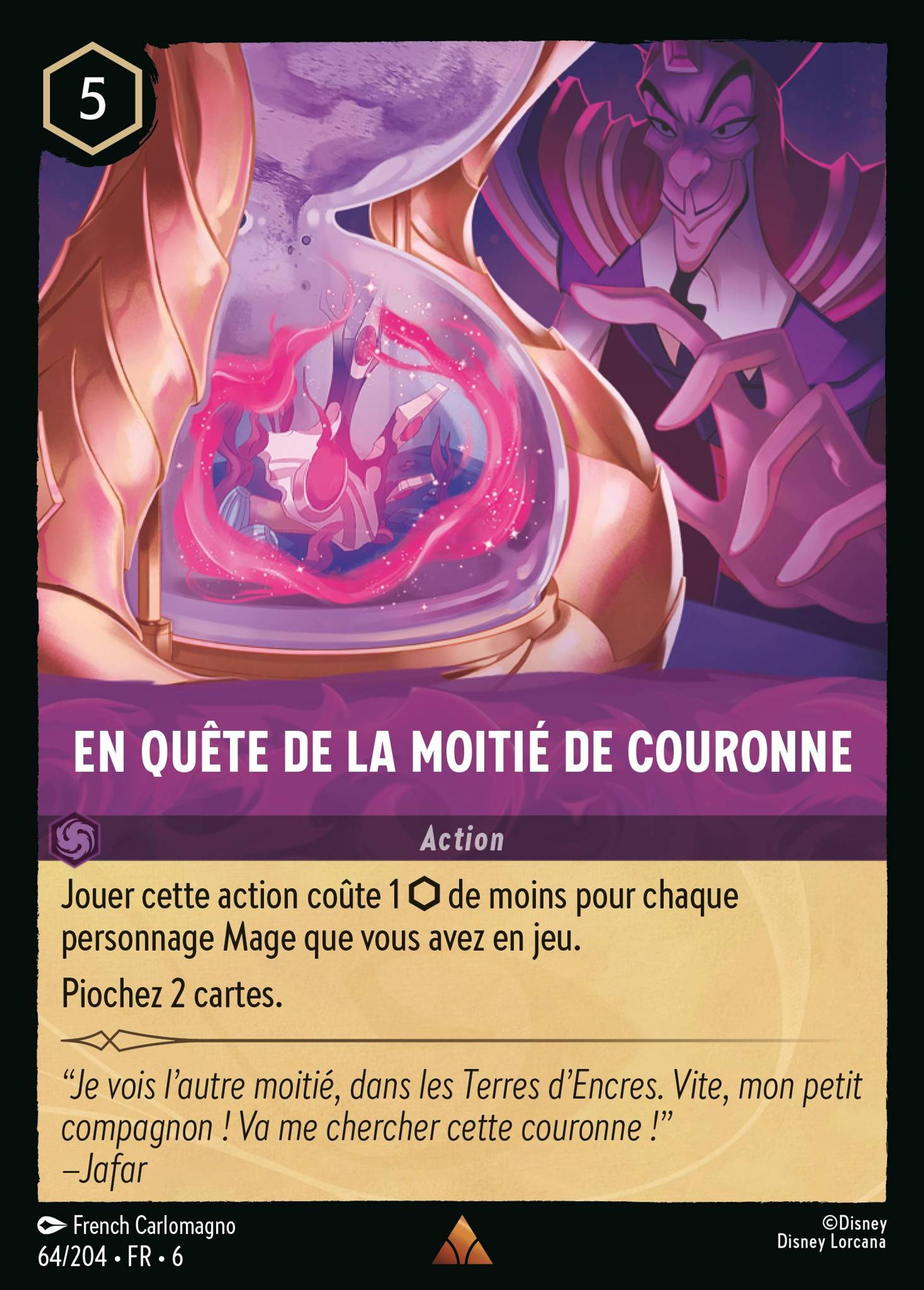 En quête de la moitié de Couronne — Azurite Sea — Lorcana