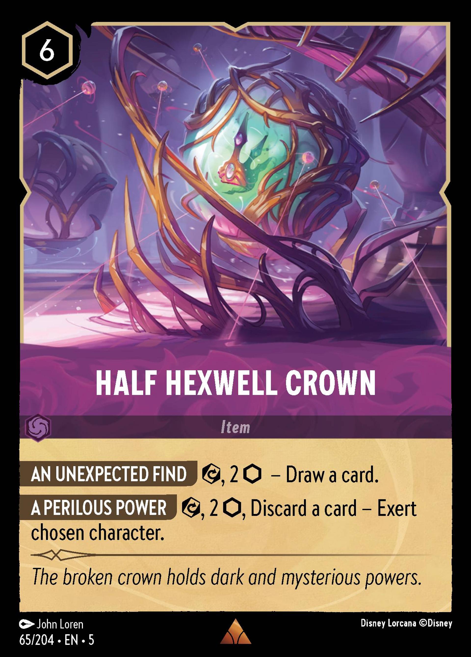 Half Hexwell Crown — Shimmering Skies — Lorcana