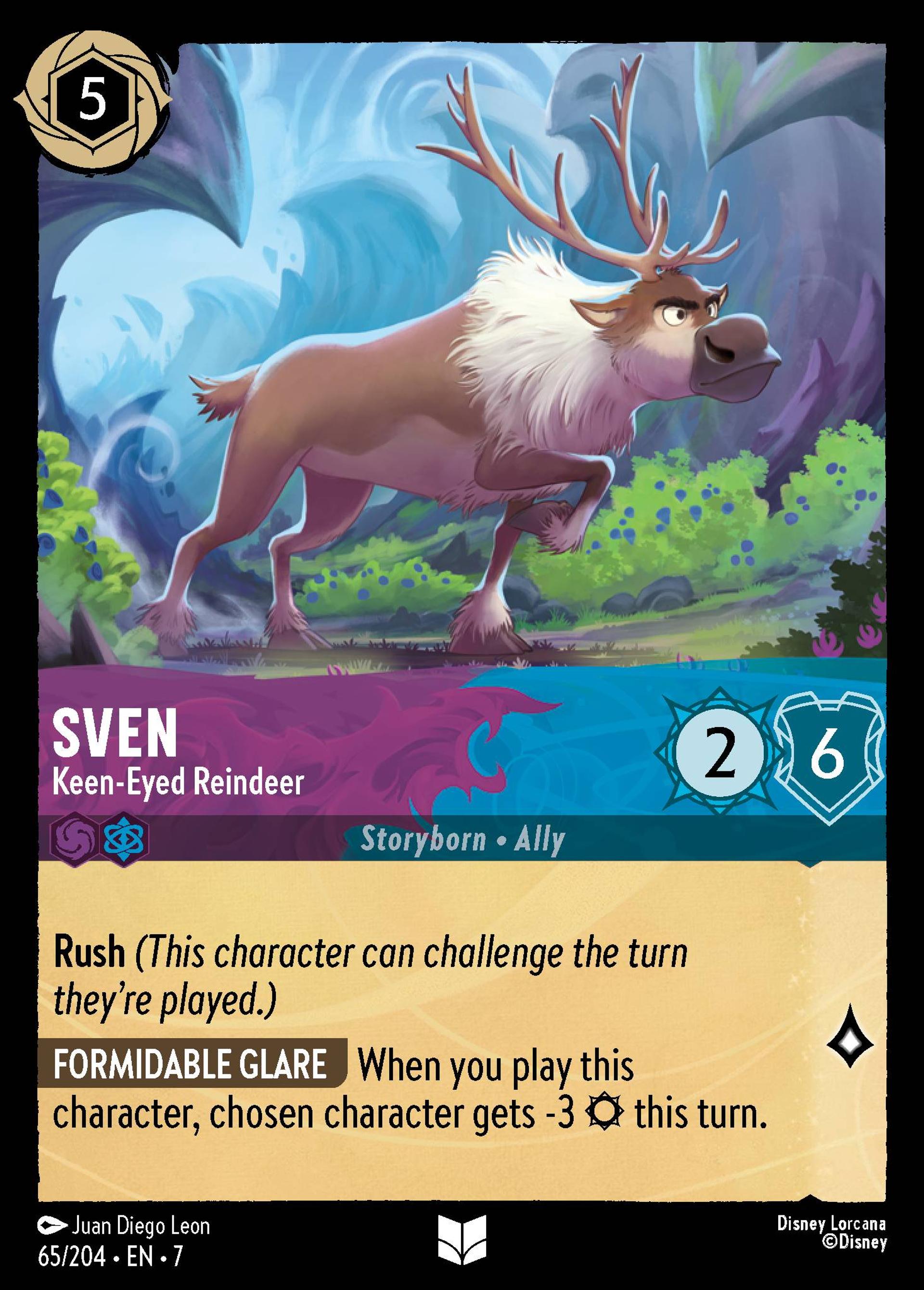 Sven - Keen-Eyed Reindeer — Archazia's Island — Lorcana