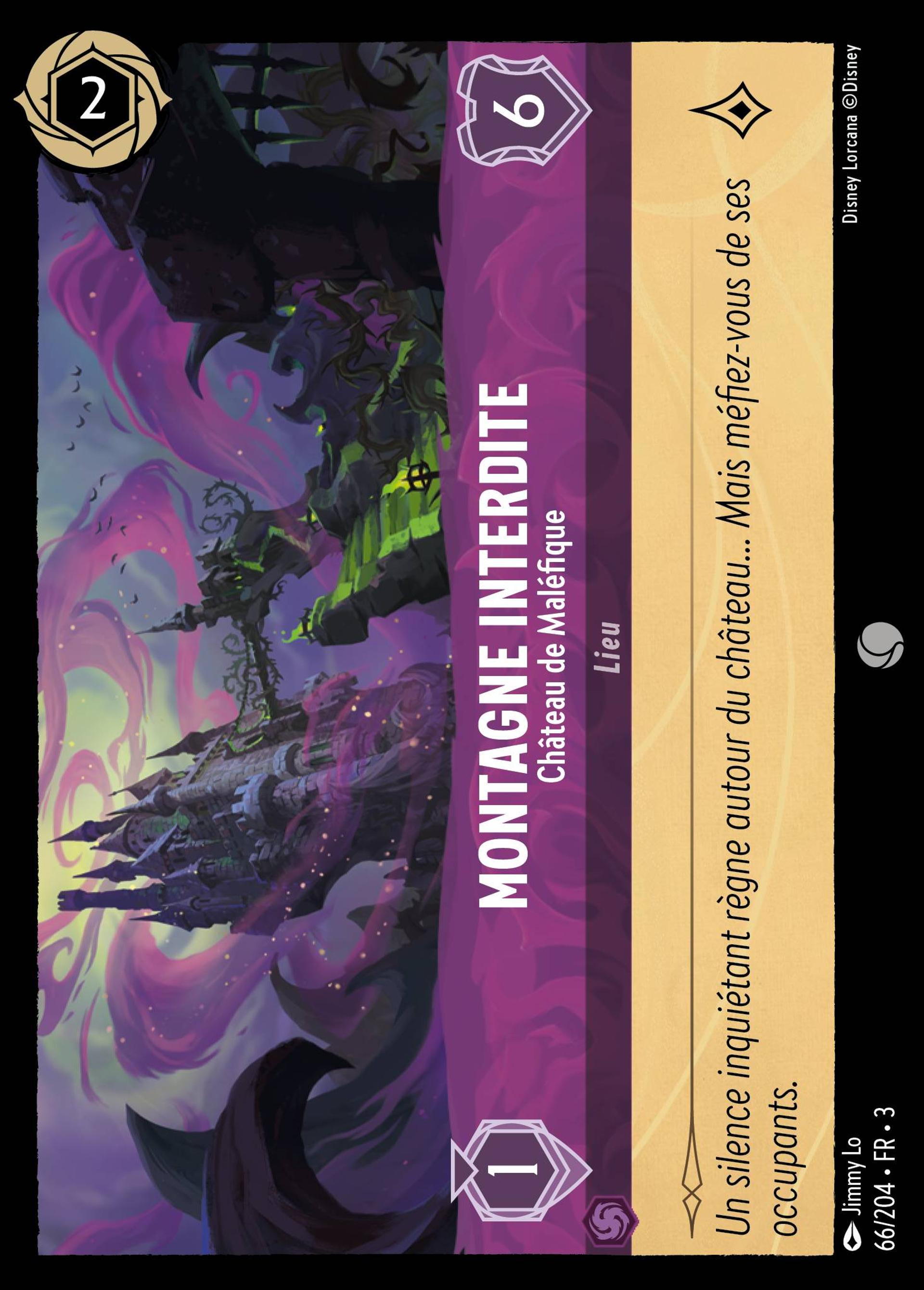 Montagne Interdite - Château de Maléfique — Into the Inklands — Lorcana