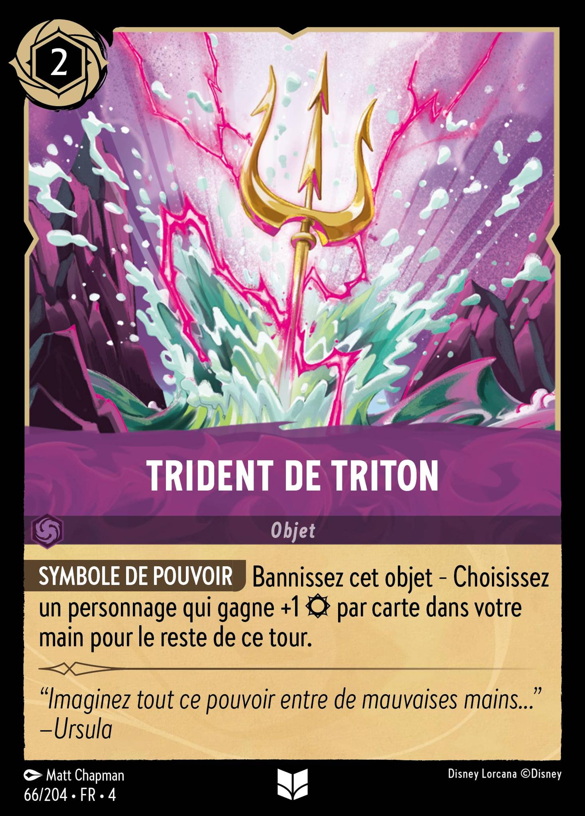 Trident de Triton — Ursula's Return — Lorcana