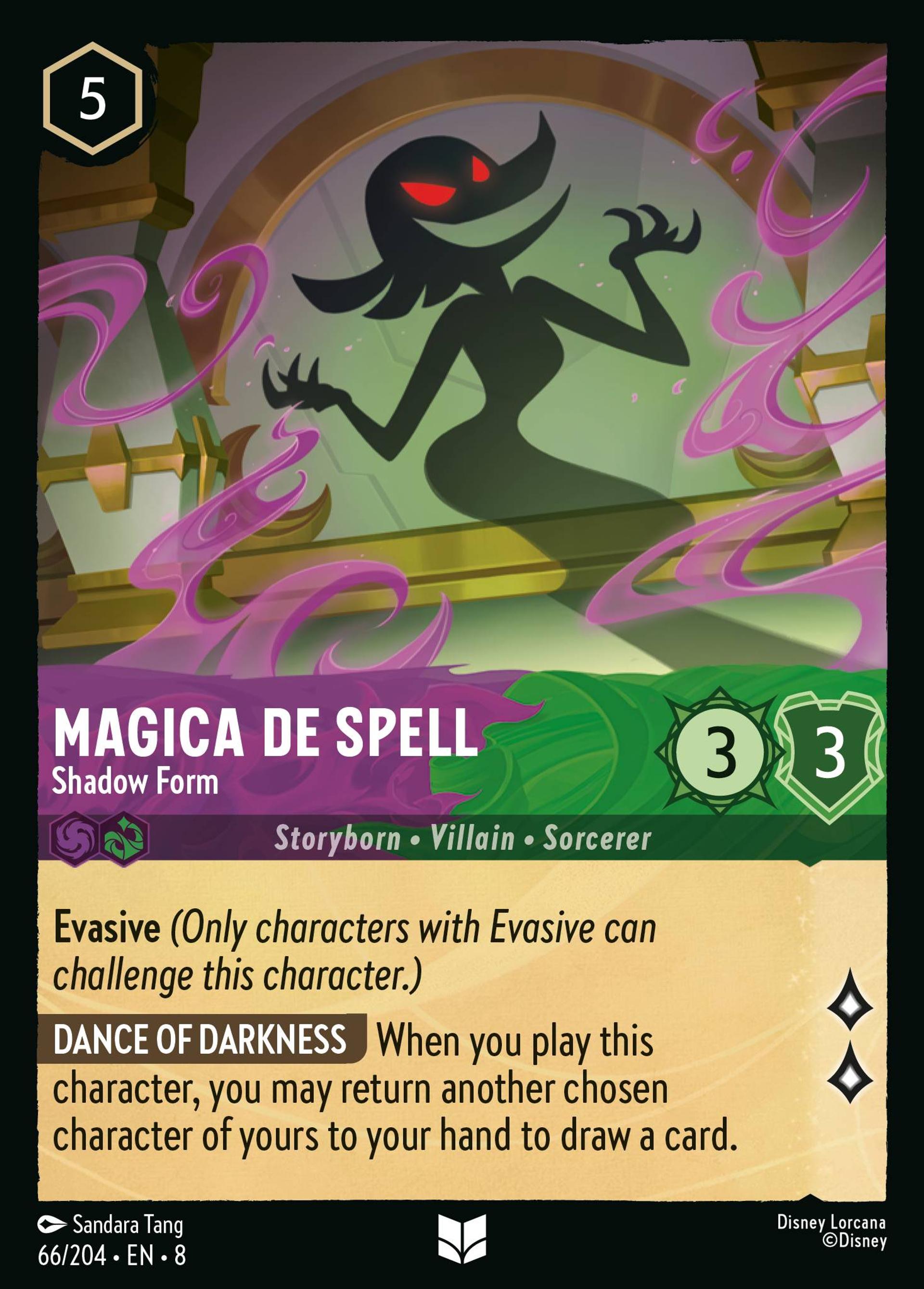 Magica De Spell - Shadow Form — The Reign of Jafar — Lorcana
