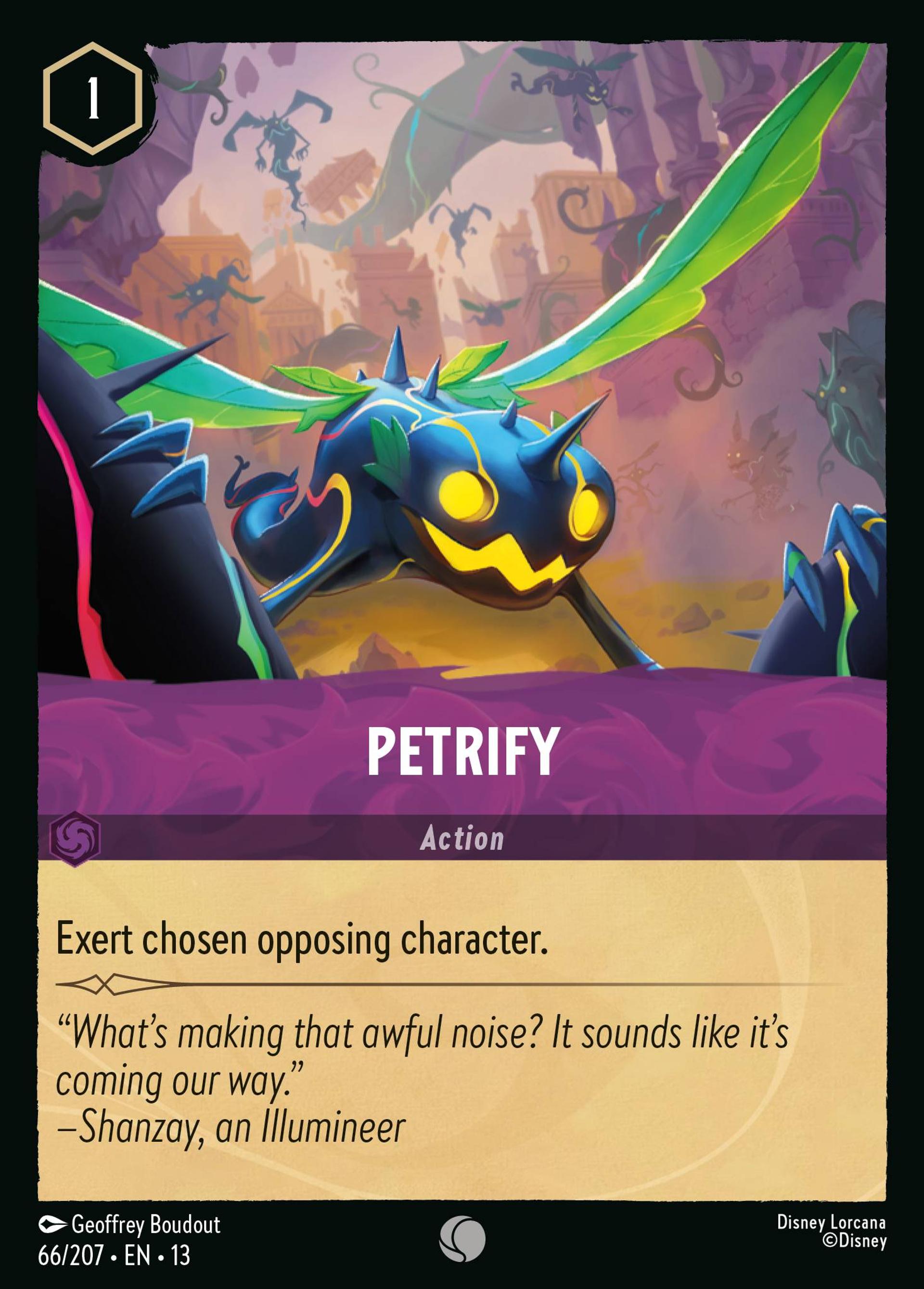 Petrify — Attack of the Vine! — Lorcana