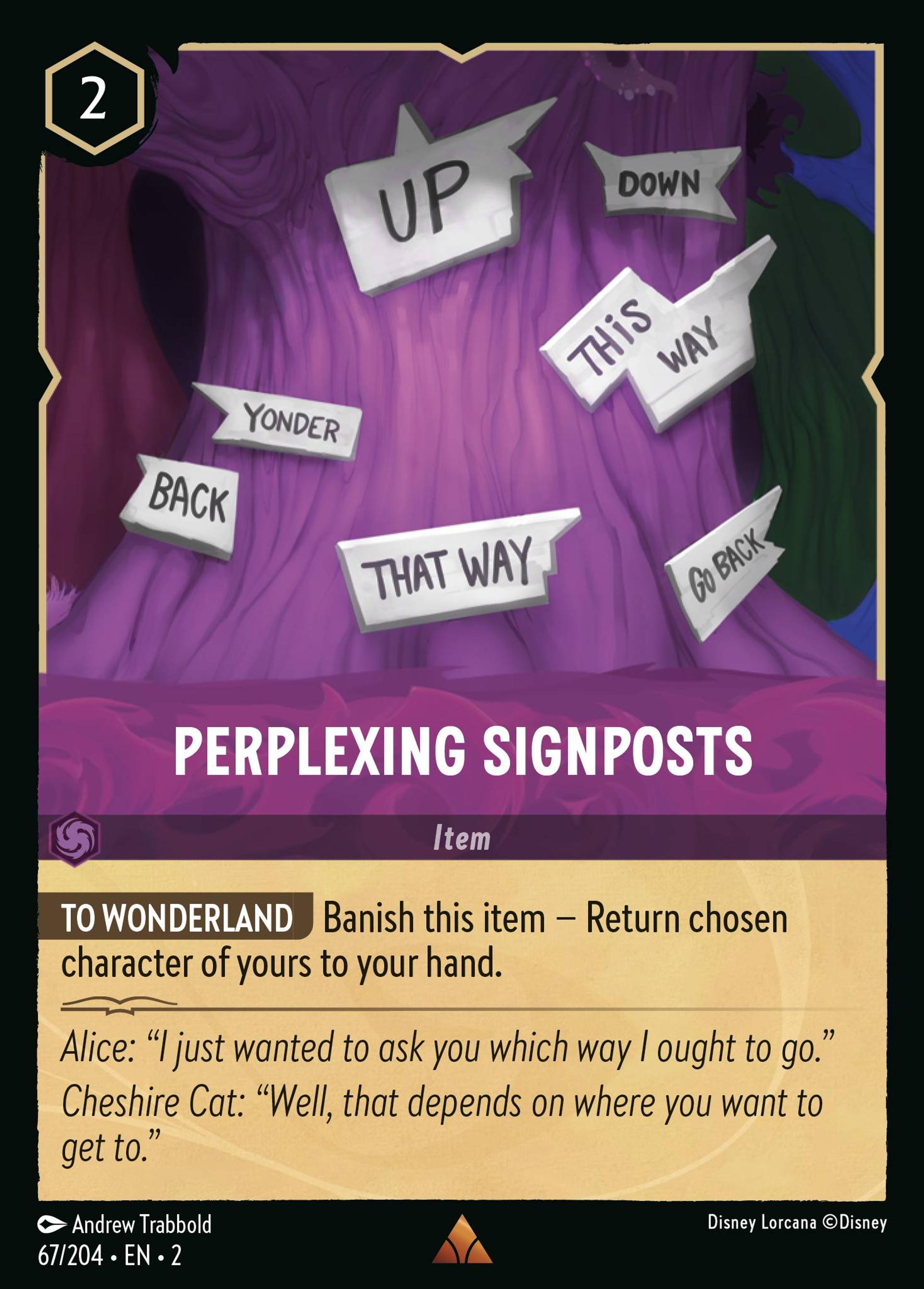 Perplexing Signposts — Rise of the Floodborn — Lorcana