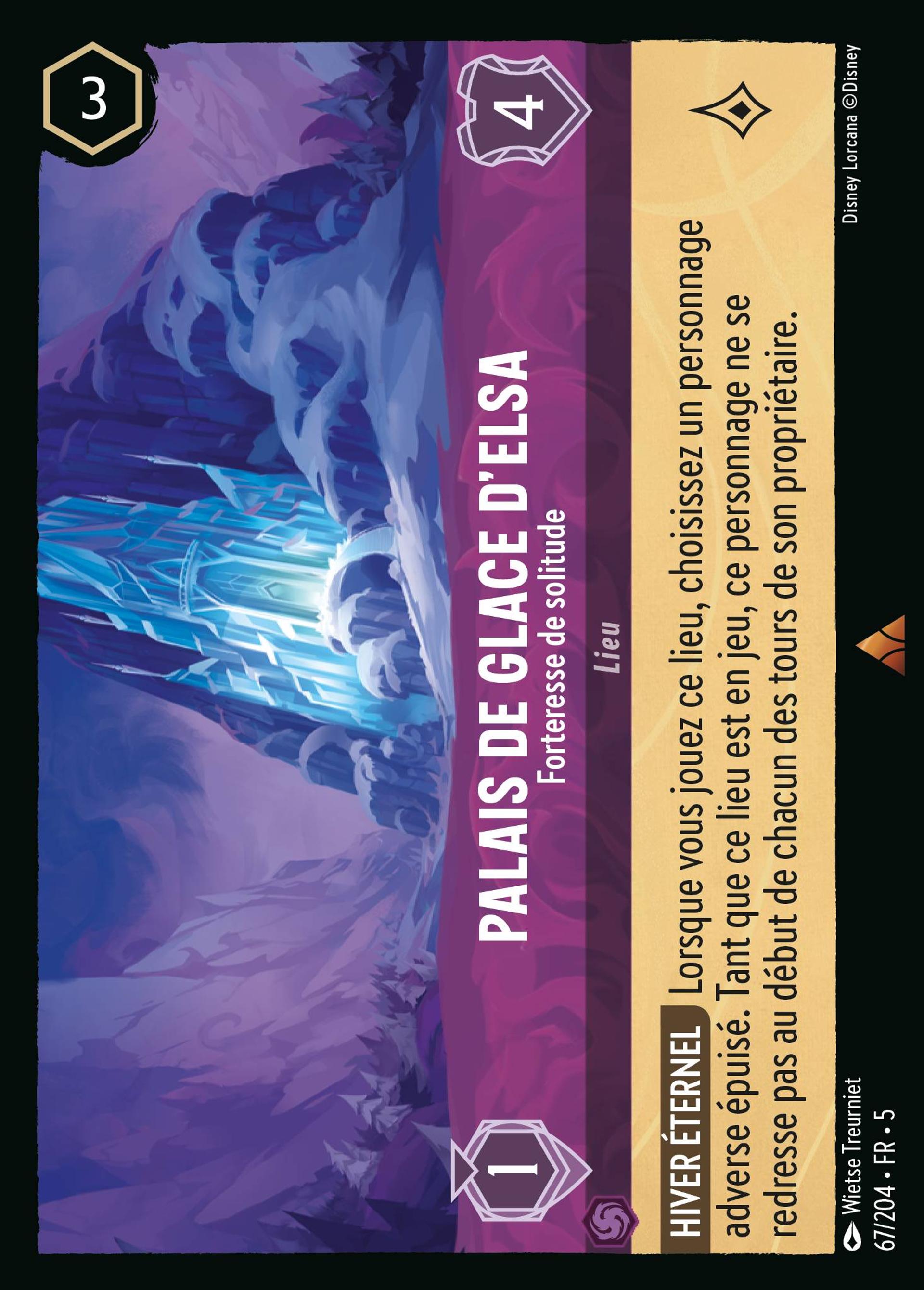 Palais de Glace d'Elsa - Forteresse de solitude — Shimmering Skies — Lorcana