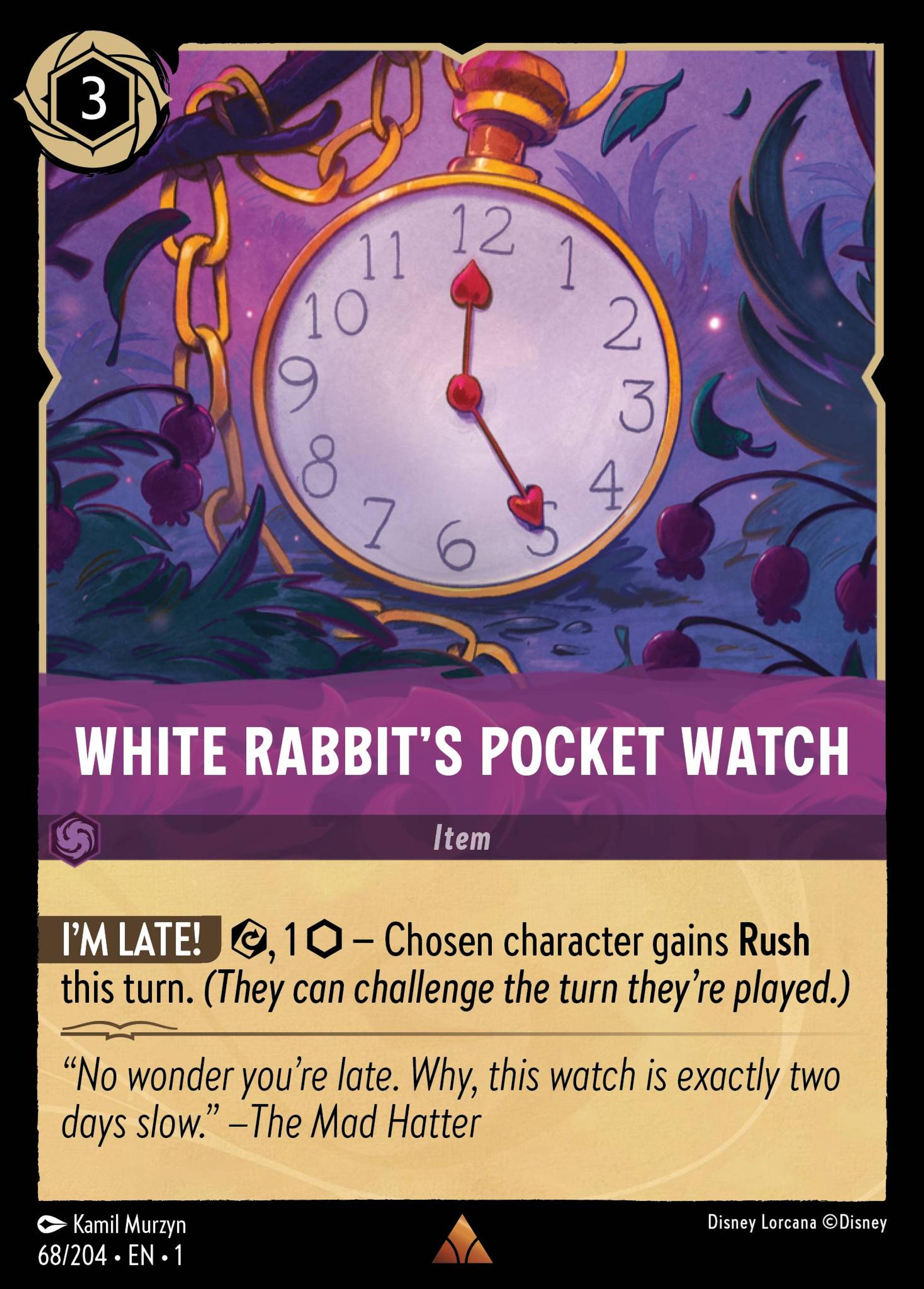 White Rabbit's Pocket Watch — The First Chapter — Lorcana