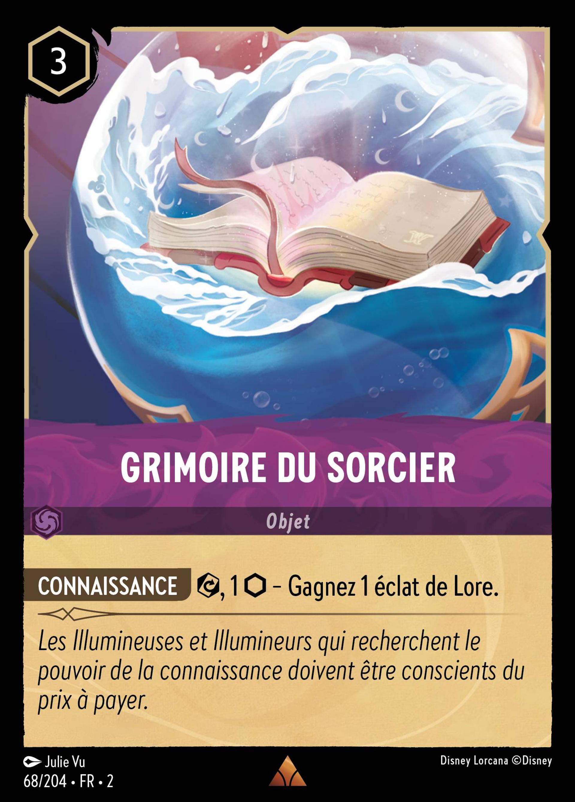 Grimoire du sorcier — Rise of the Floodborn — Lorcana