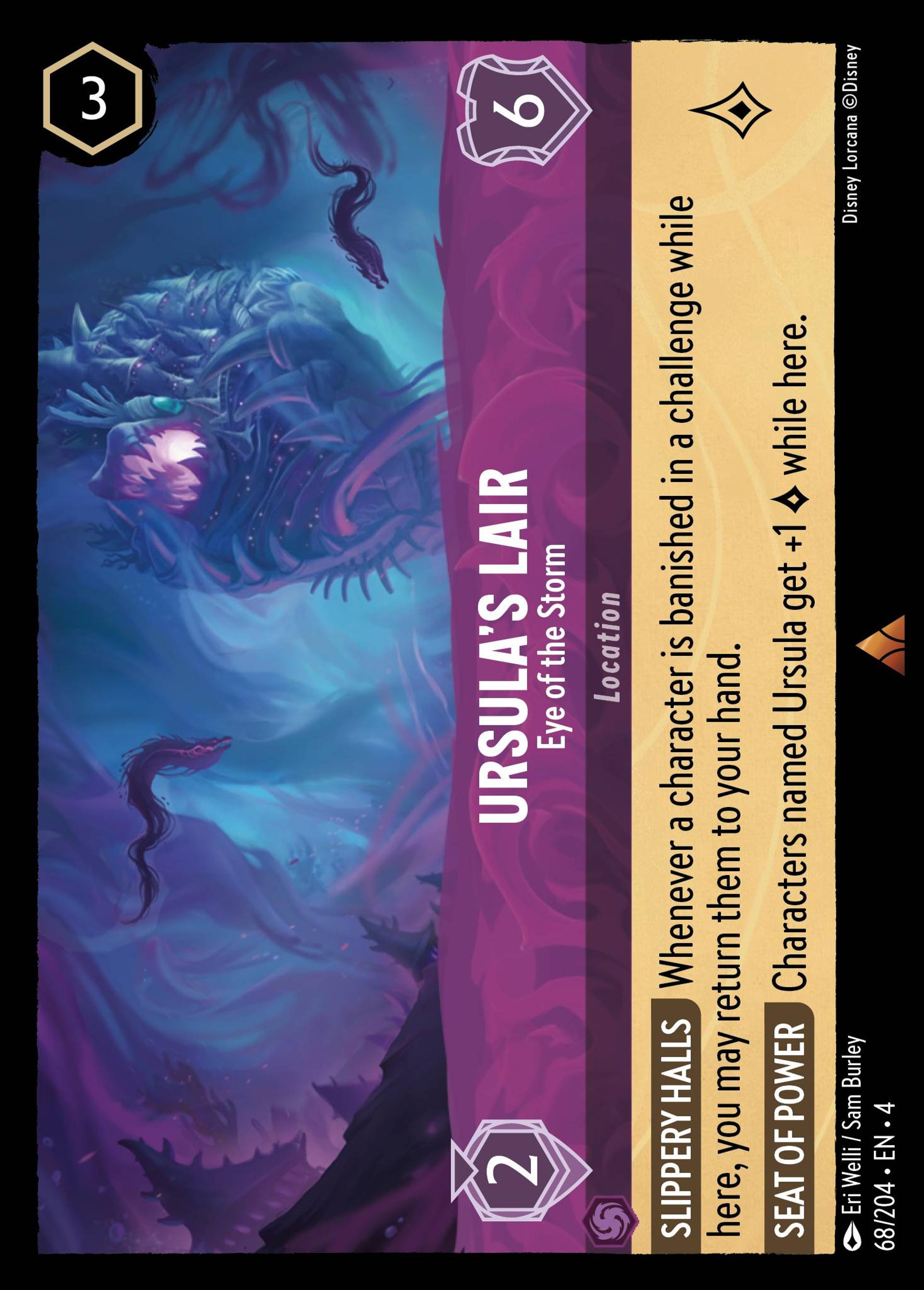 Ursula's Lair - Eye of the Storm — Ursula's Return — Lorcana