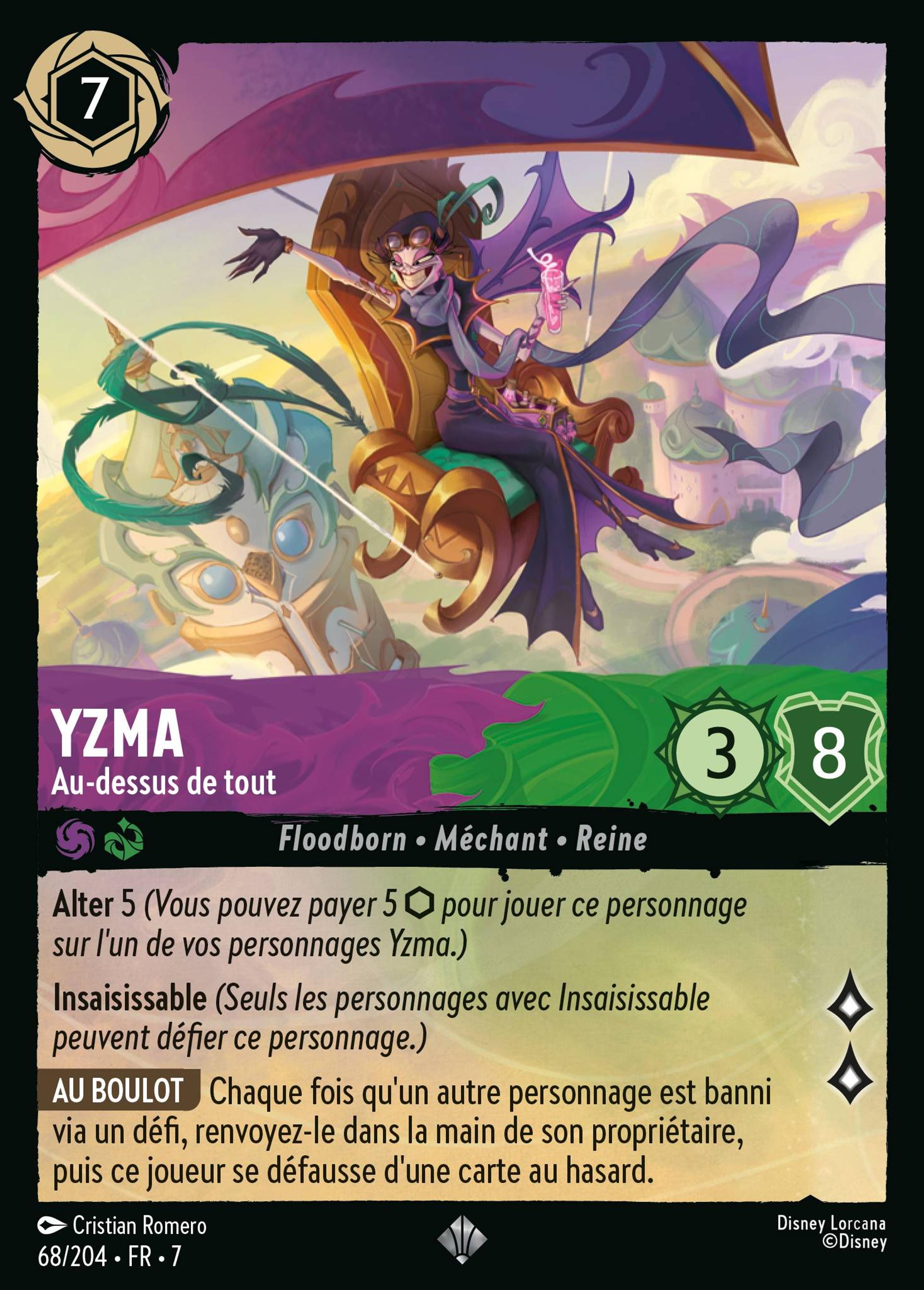 Yzma - Au-dessus de tout — Archazia's Island — Lorcana