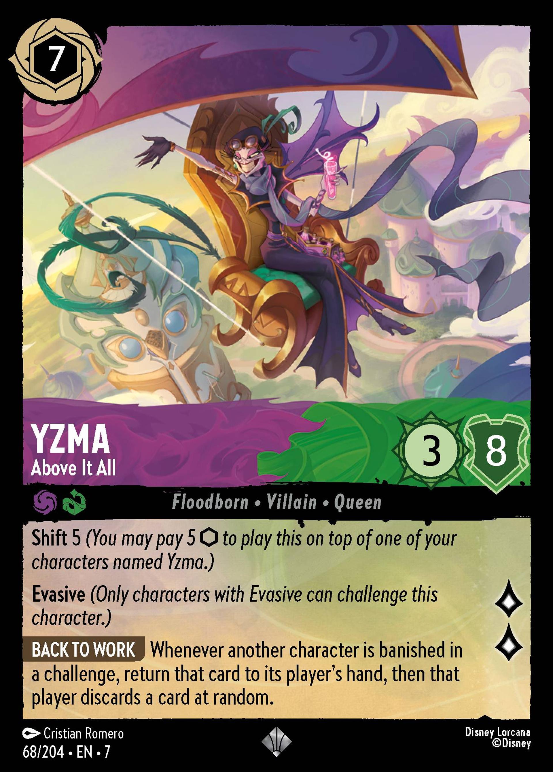 Yzma - Above It All — Archazia's Island — Lorcana