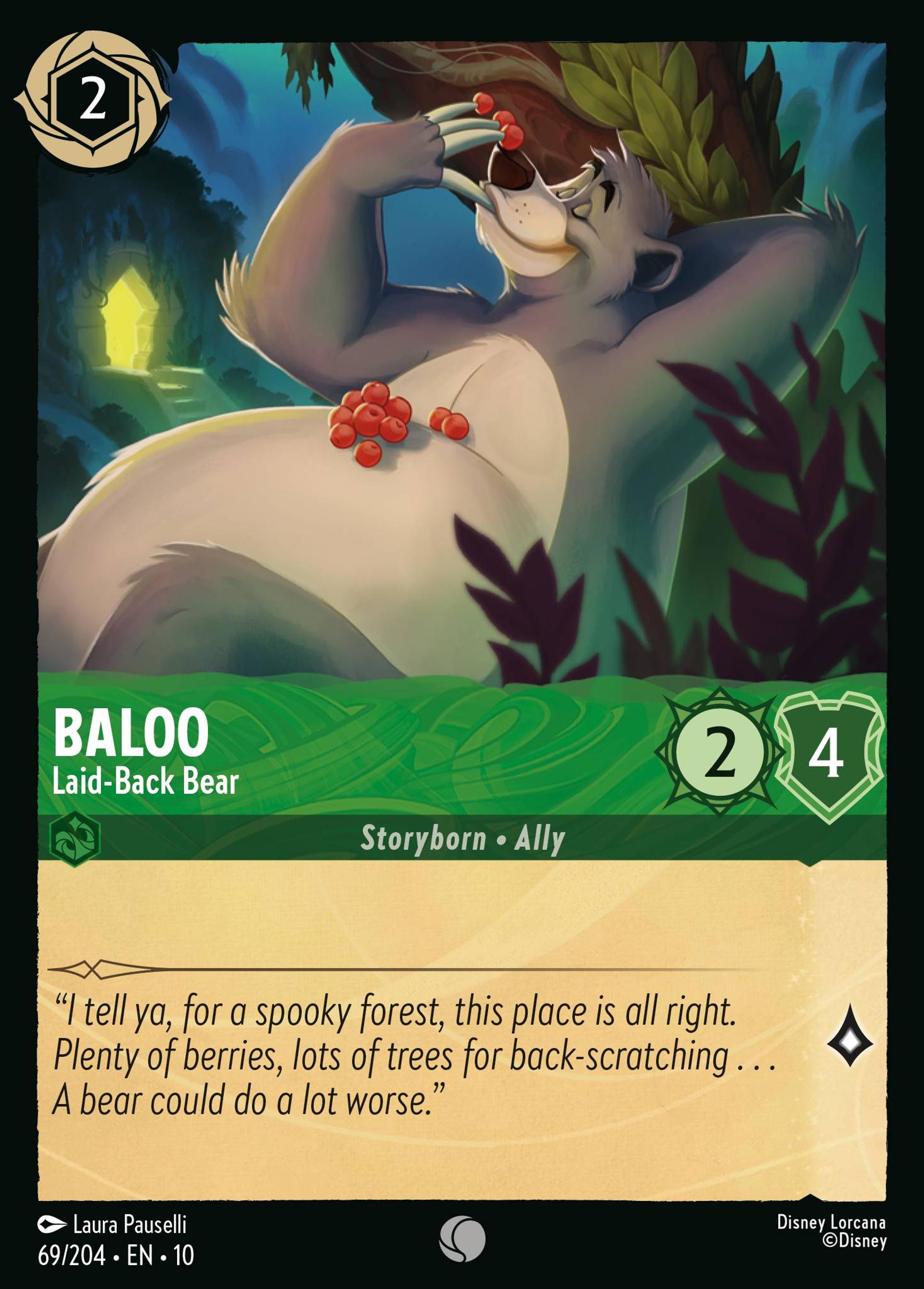 Baloo - Laid-Back Bear — Whispers in the Well — Lorcana