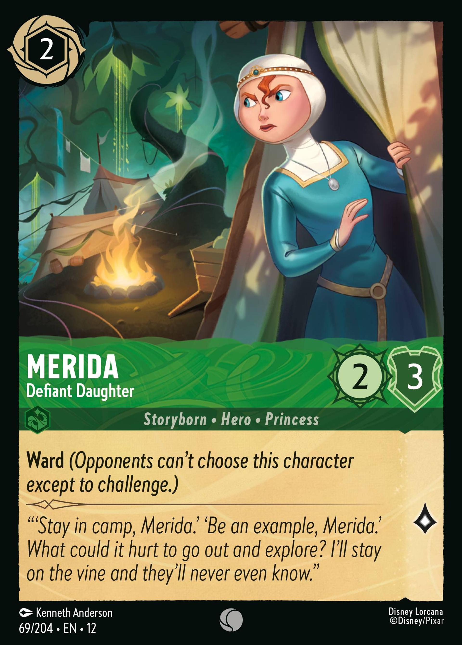 Merida - Defiant Daughter — Wilds Unknown — Lorcana