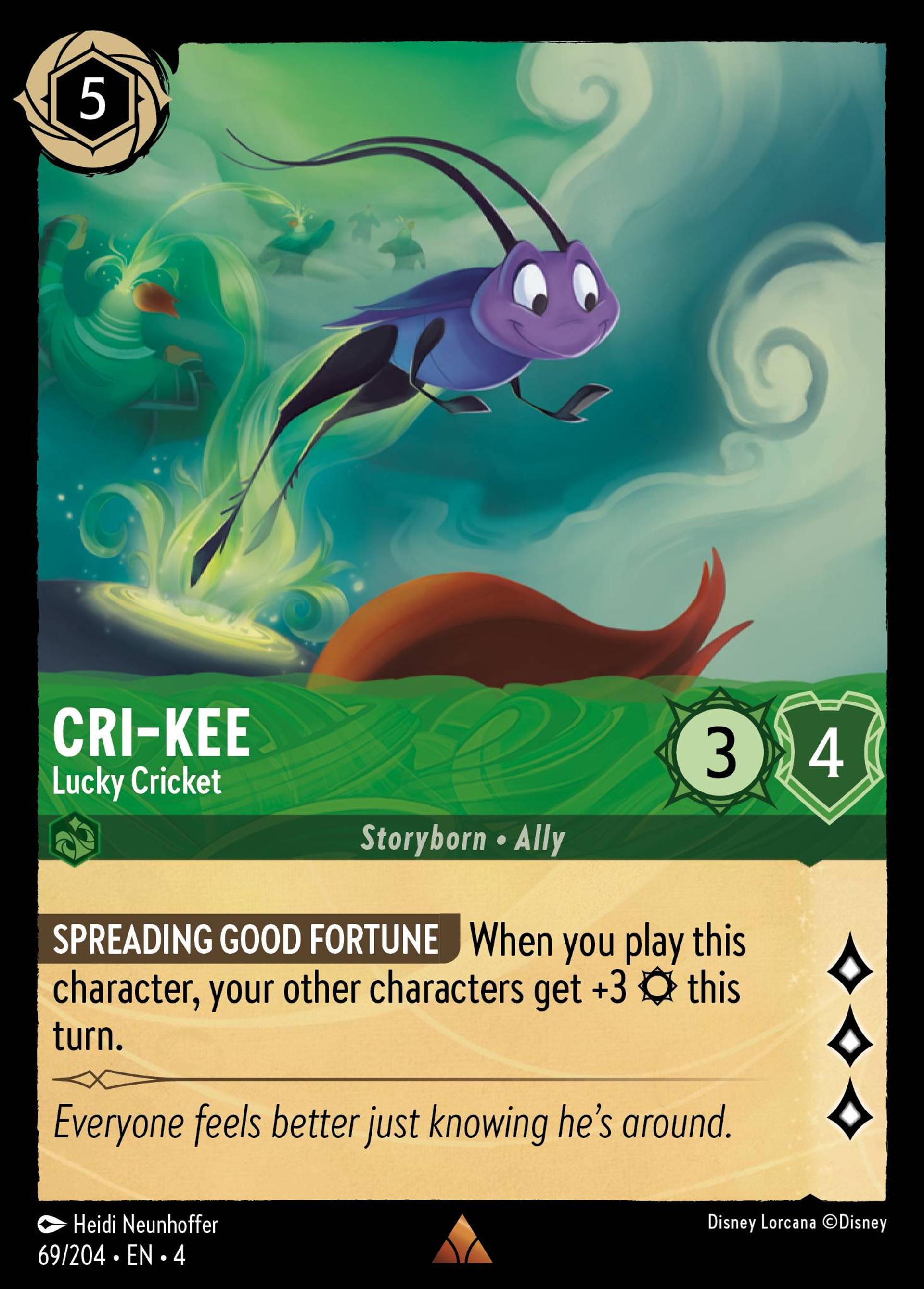Cri-Kee - Lucky Cricket — Ursula's Return — Lorcana
