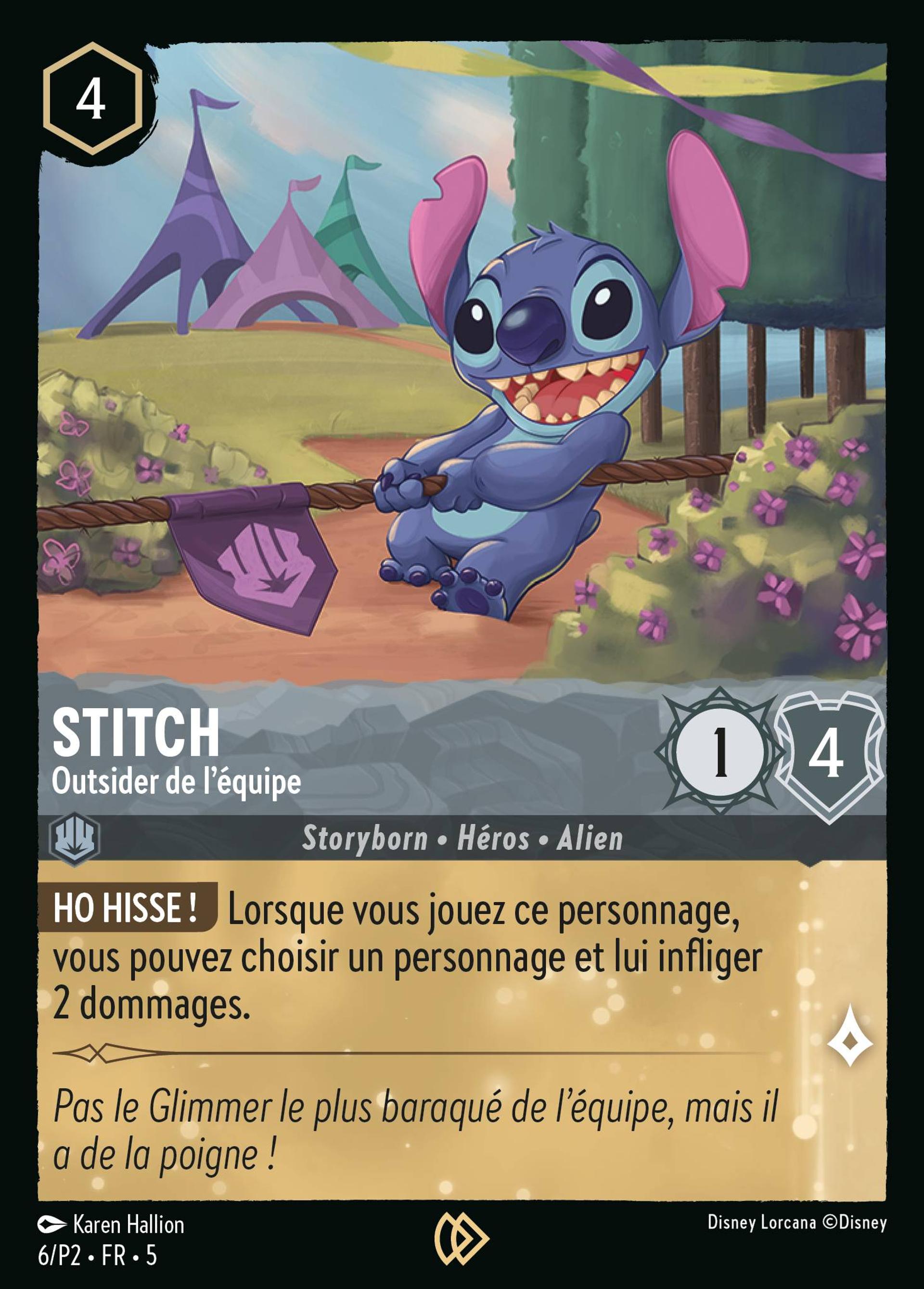 Stitch - Outsider de l'équipe — Promos - Year 2 — Lorcana