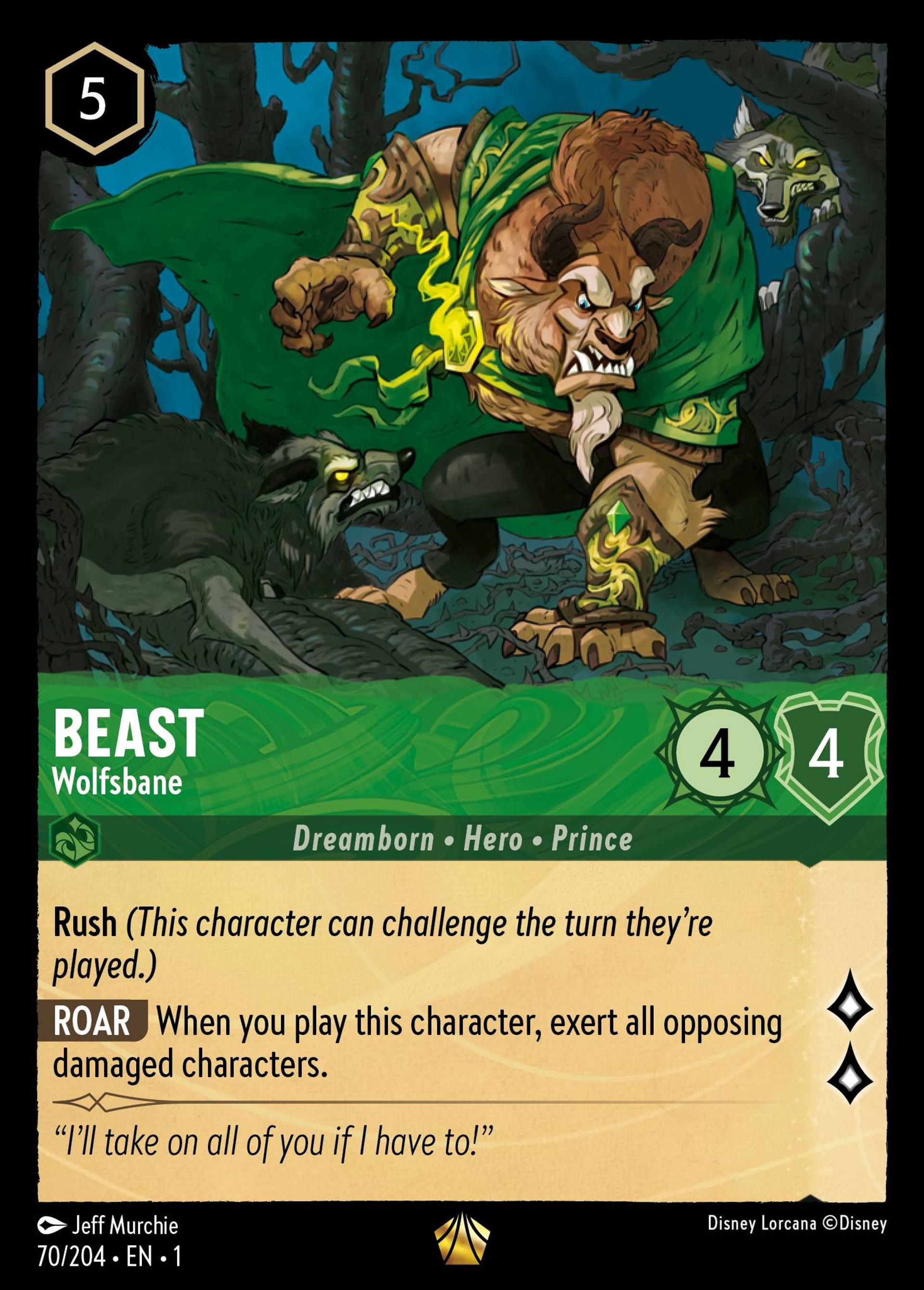 Beast - Wolfsbane — The First Chapter — Lorcana