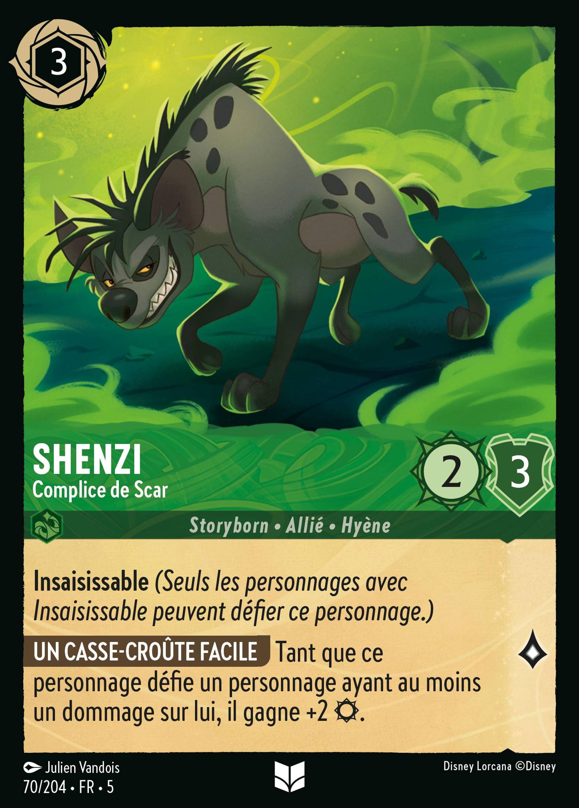 Shenzi - Complice de Scar — Shimmering Skies — Lorcana