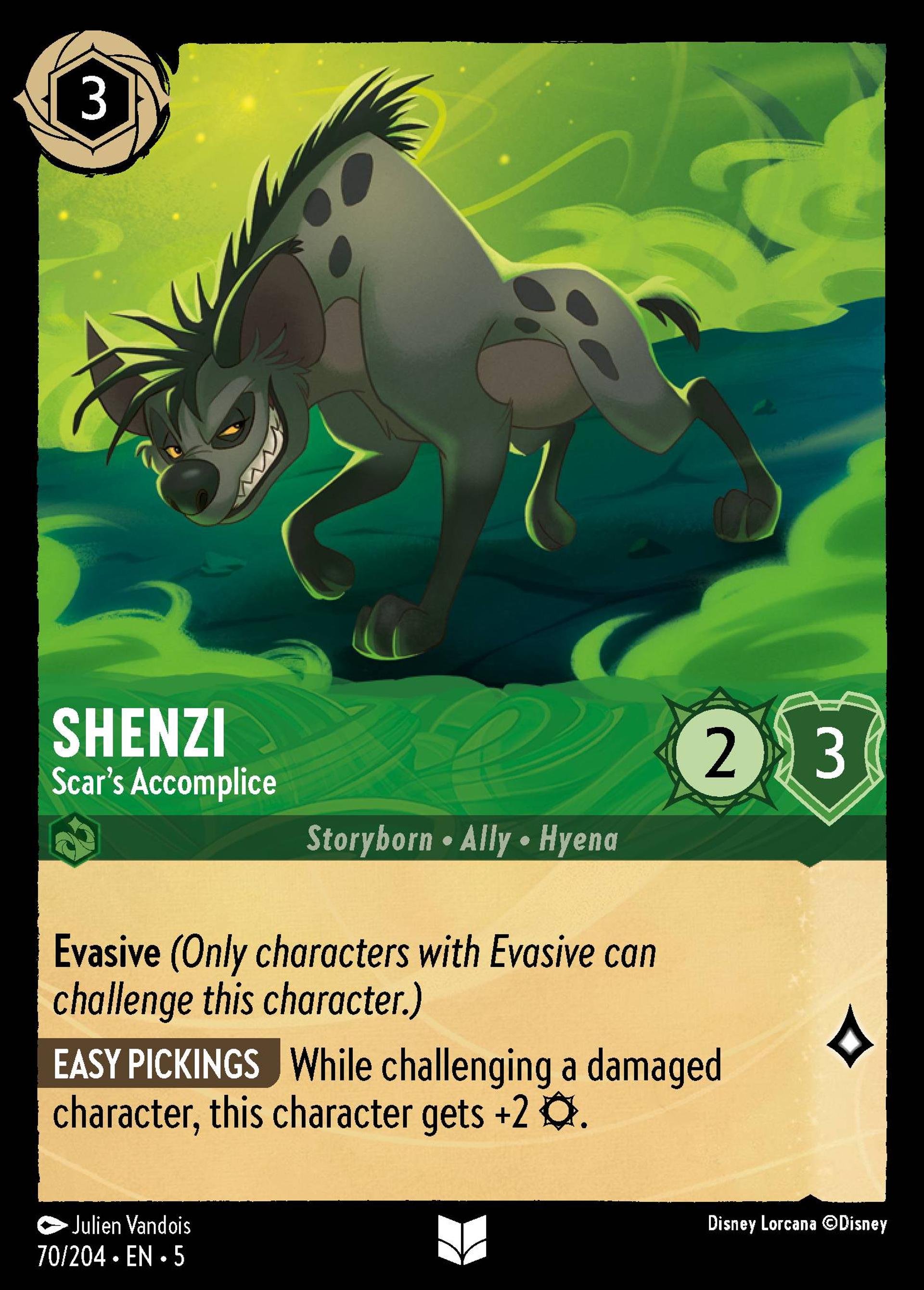 Shenzi - Scar's Accomplice — Shimmering Skies — Lorcana