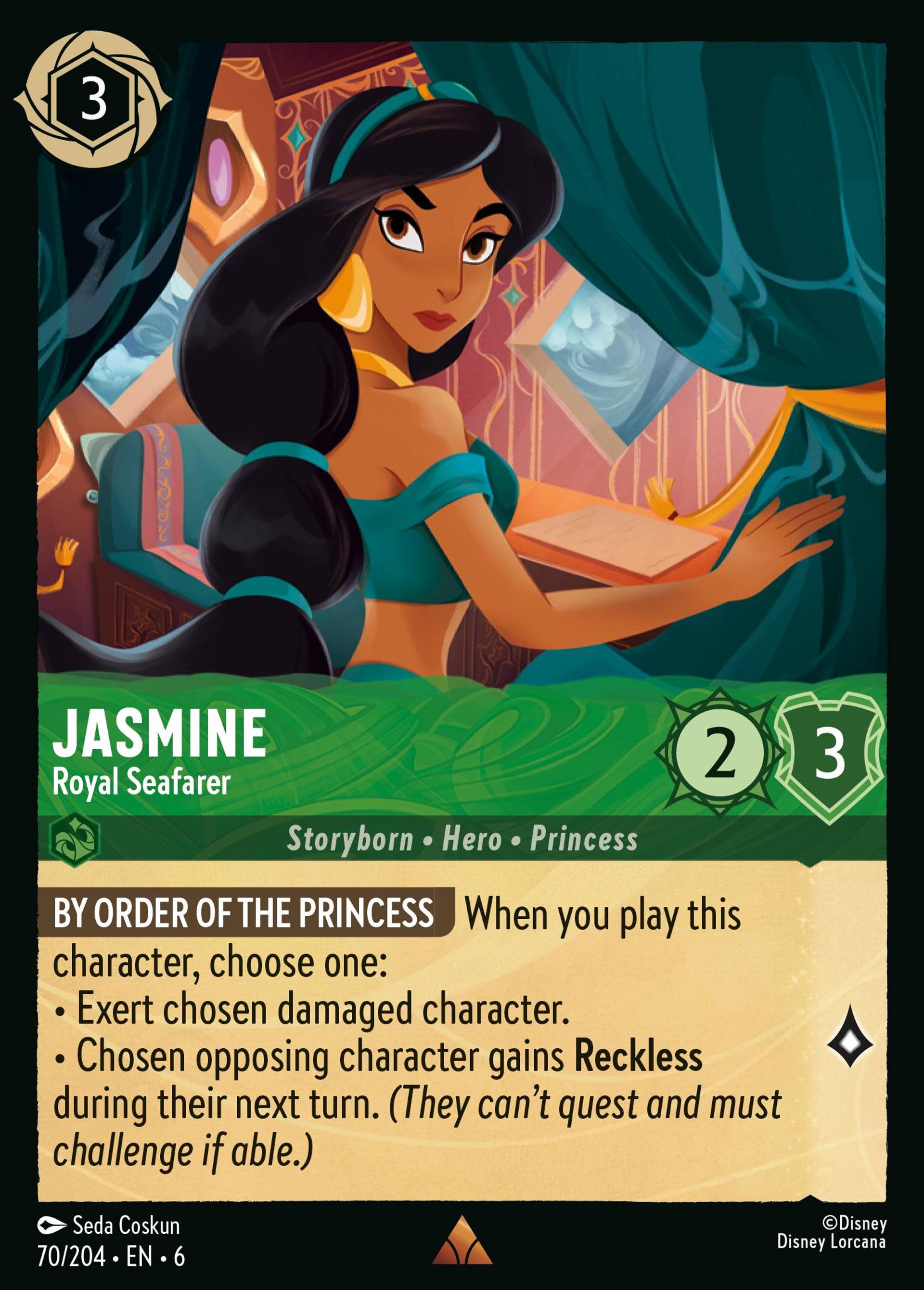Jasmine - Royal Seafarer — Azurite Sea — Lorcana