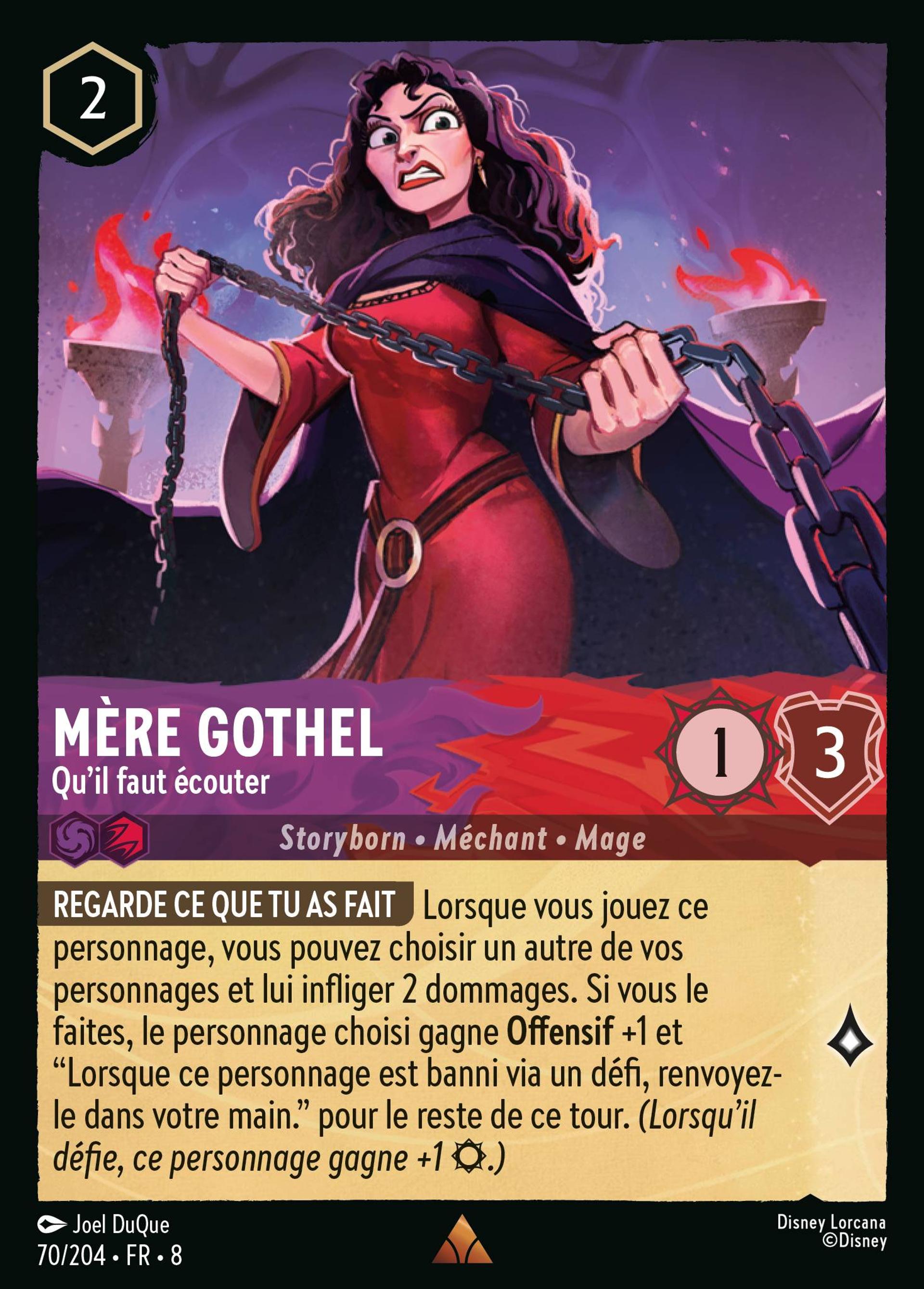 Mère Gothel - Qu'il faut écouter — The Reign of Jafar — Lorcana