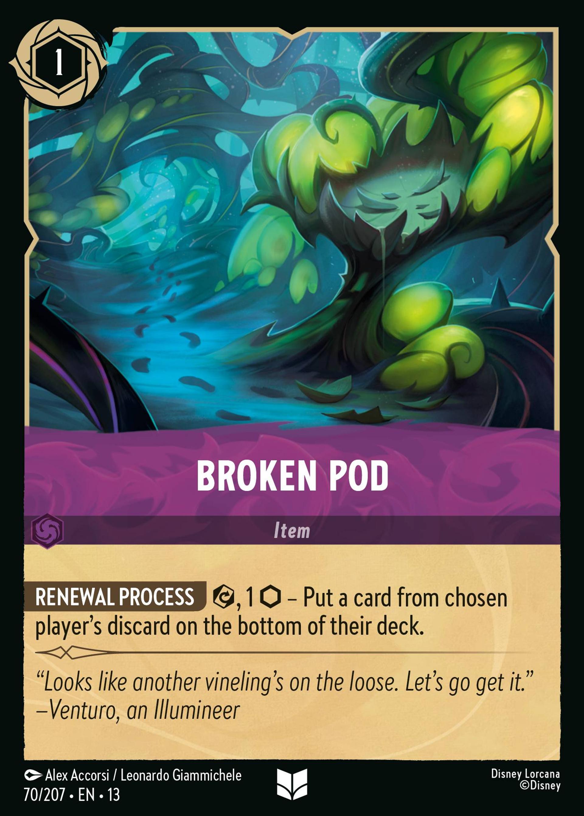 Bulbe brisé — Attack of the Vine! — Lorcana