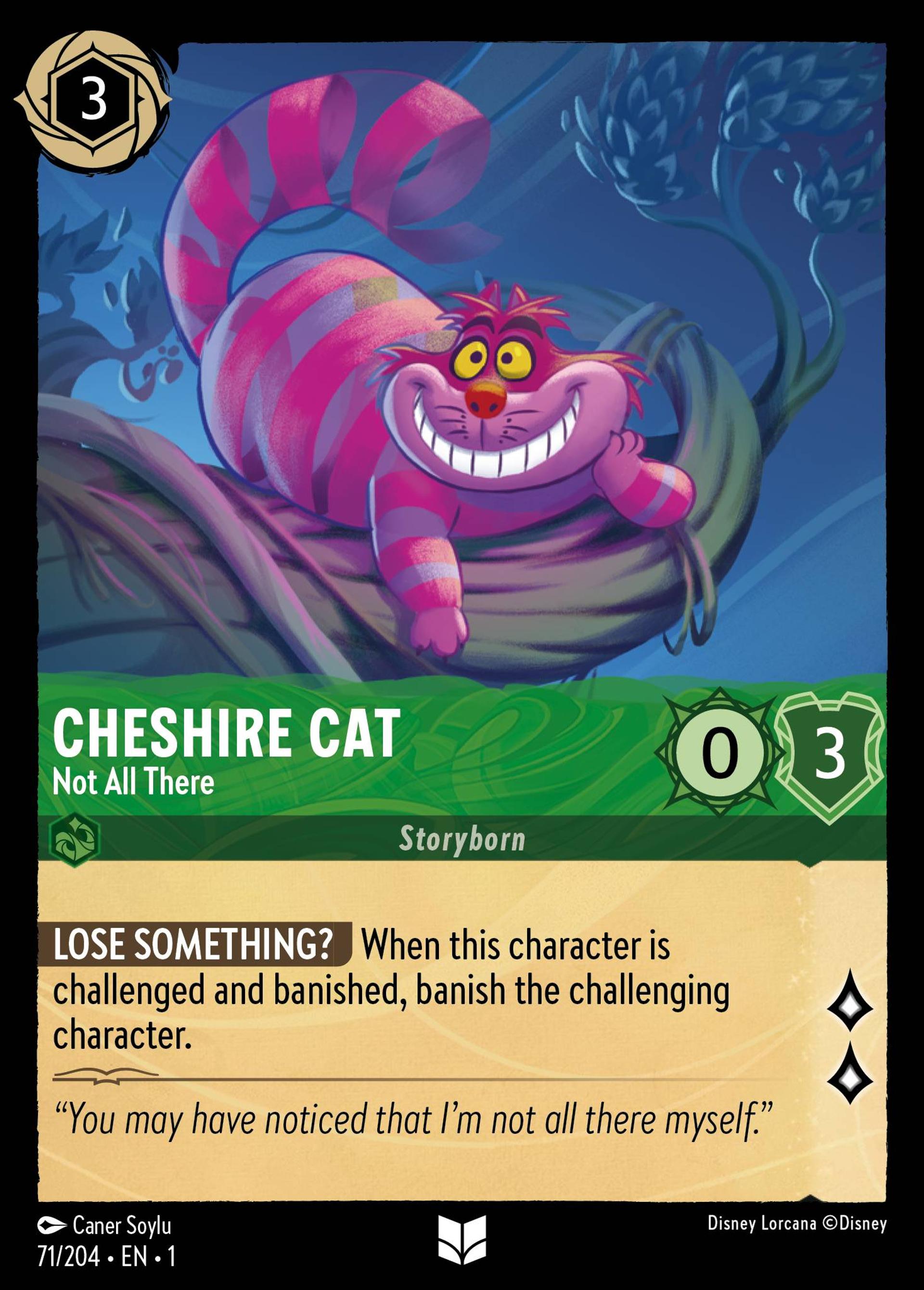 Cheshire Cat - Not All There — The First Chapter — Lorcana