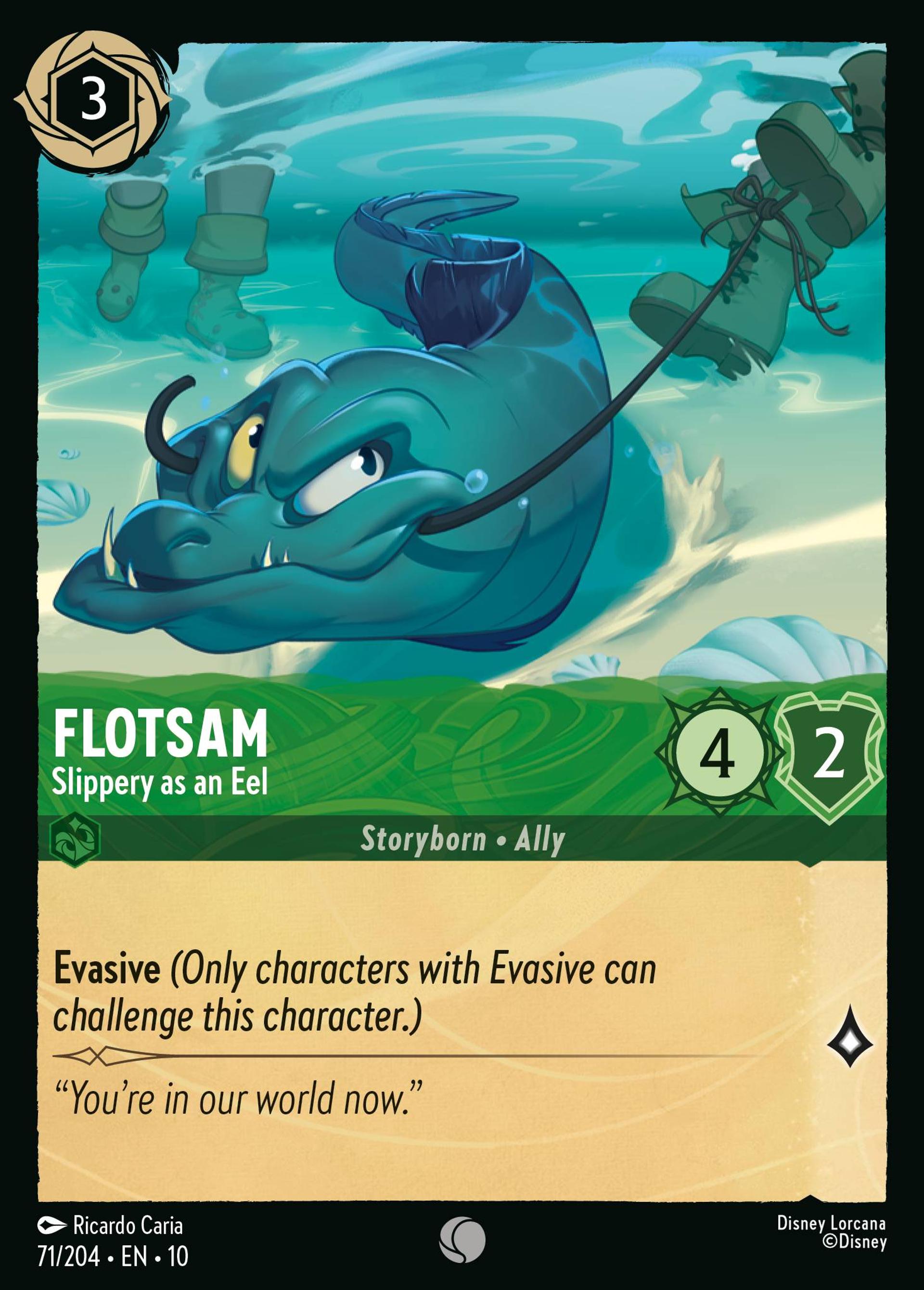 Flotsam - Slippery as an Eel — Whispers in the Well — Lorcana