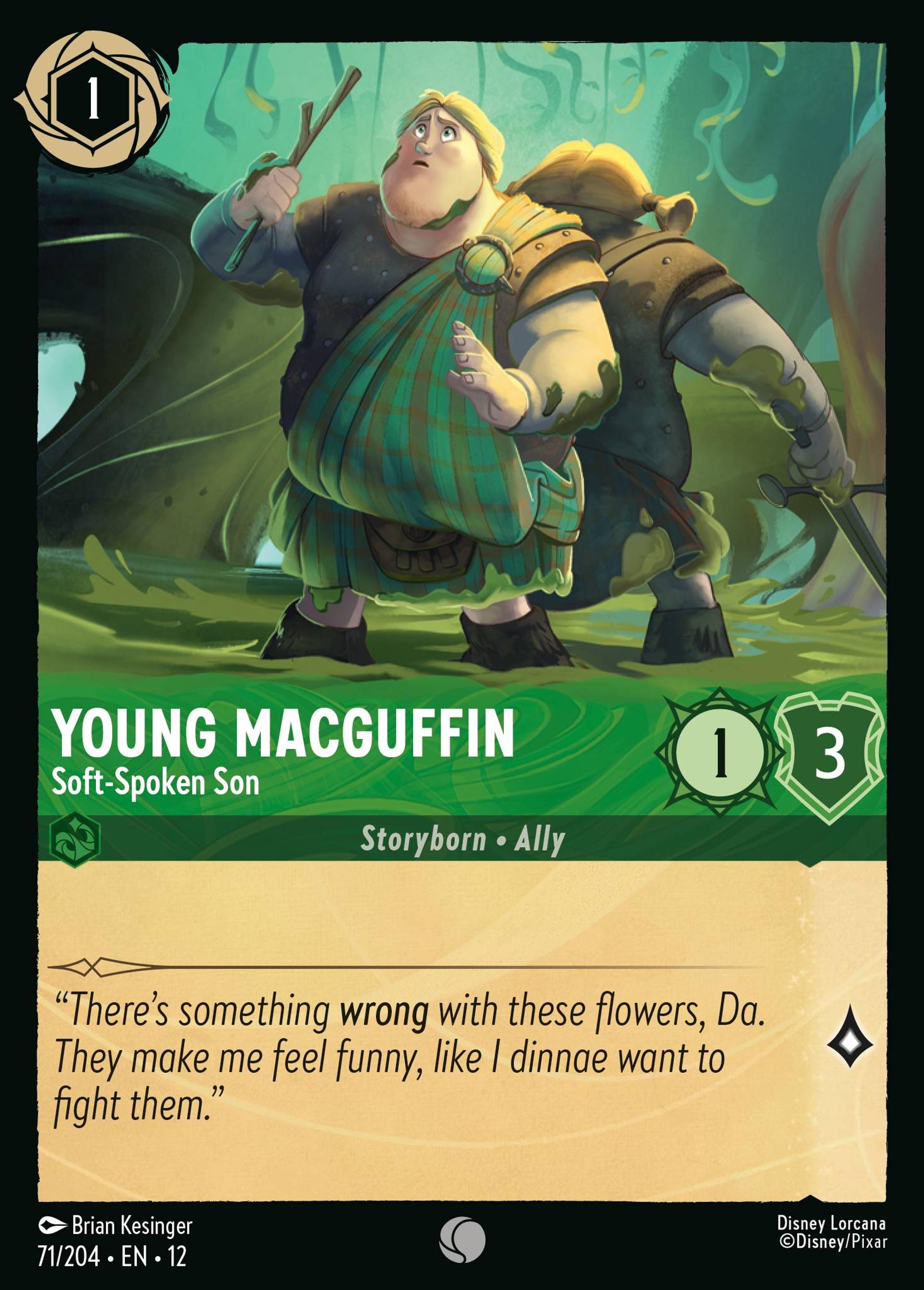 Young MacGuffin - Soft-Spoken Son — Wilds Unknown — Lorcana