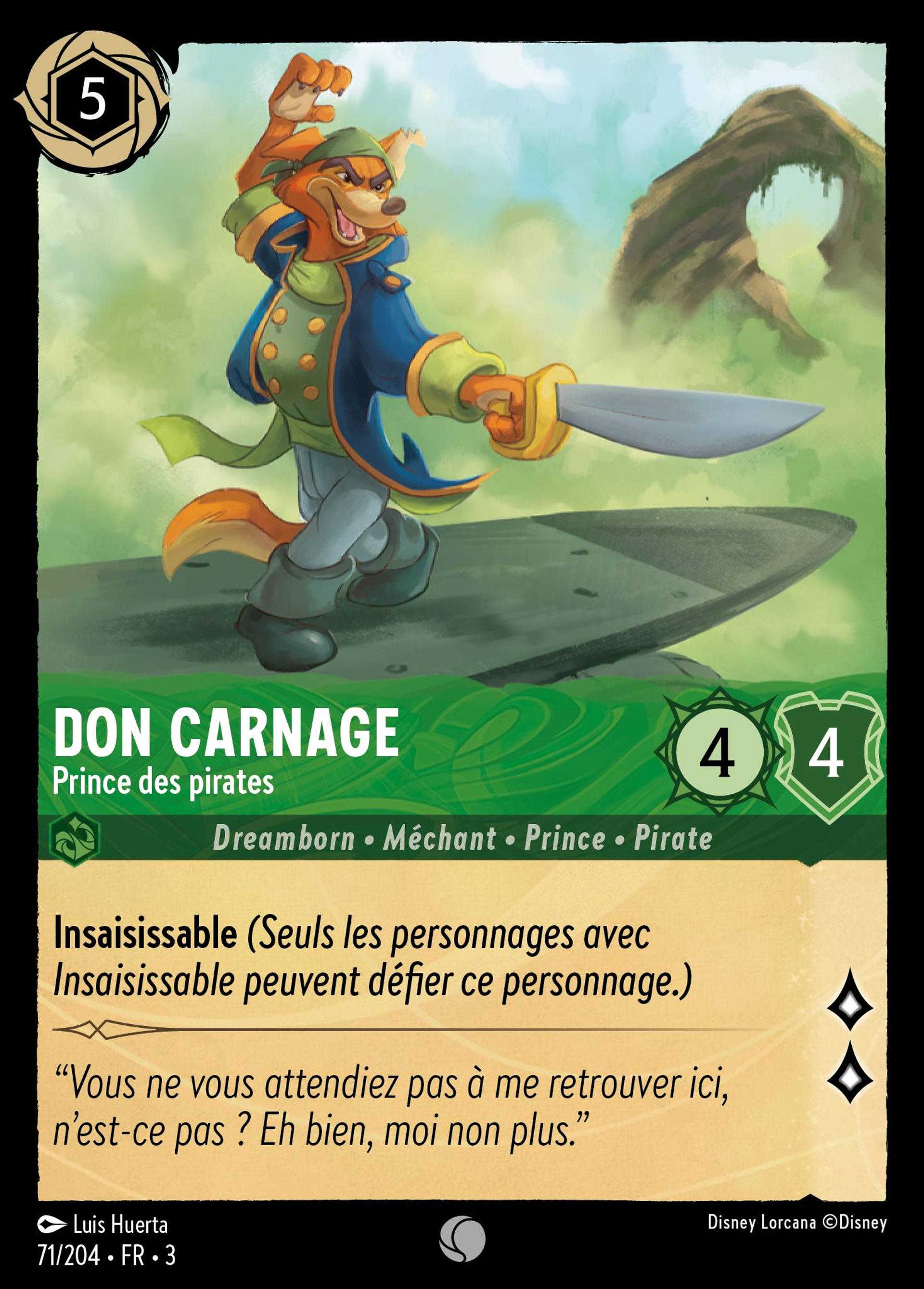 Don Carnage - Prince des pirates — Into the Inklands — Lorcana
